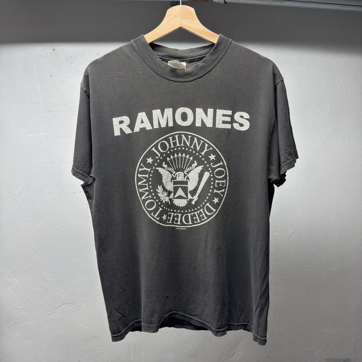 Band Tees 90s Ramones Thrashed Faded Distressed Band Shirt ERD Grunge Size US M / EU 48-50 / 2 - 1 Thumbnail