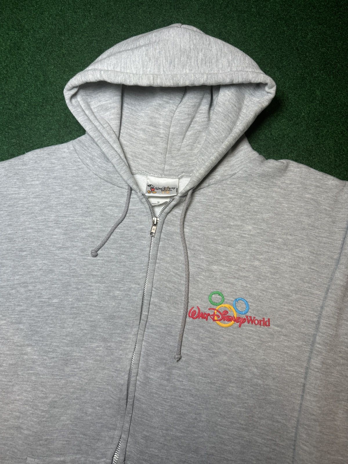 Disney × Vintage Vtg 90s Disney World Character Full Zip Super Soft Hoodie Size US M / EU 48-50 / 2 - 4 Thumbnail