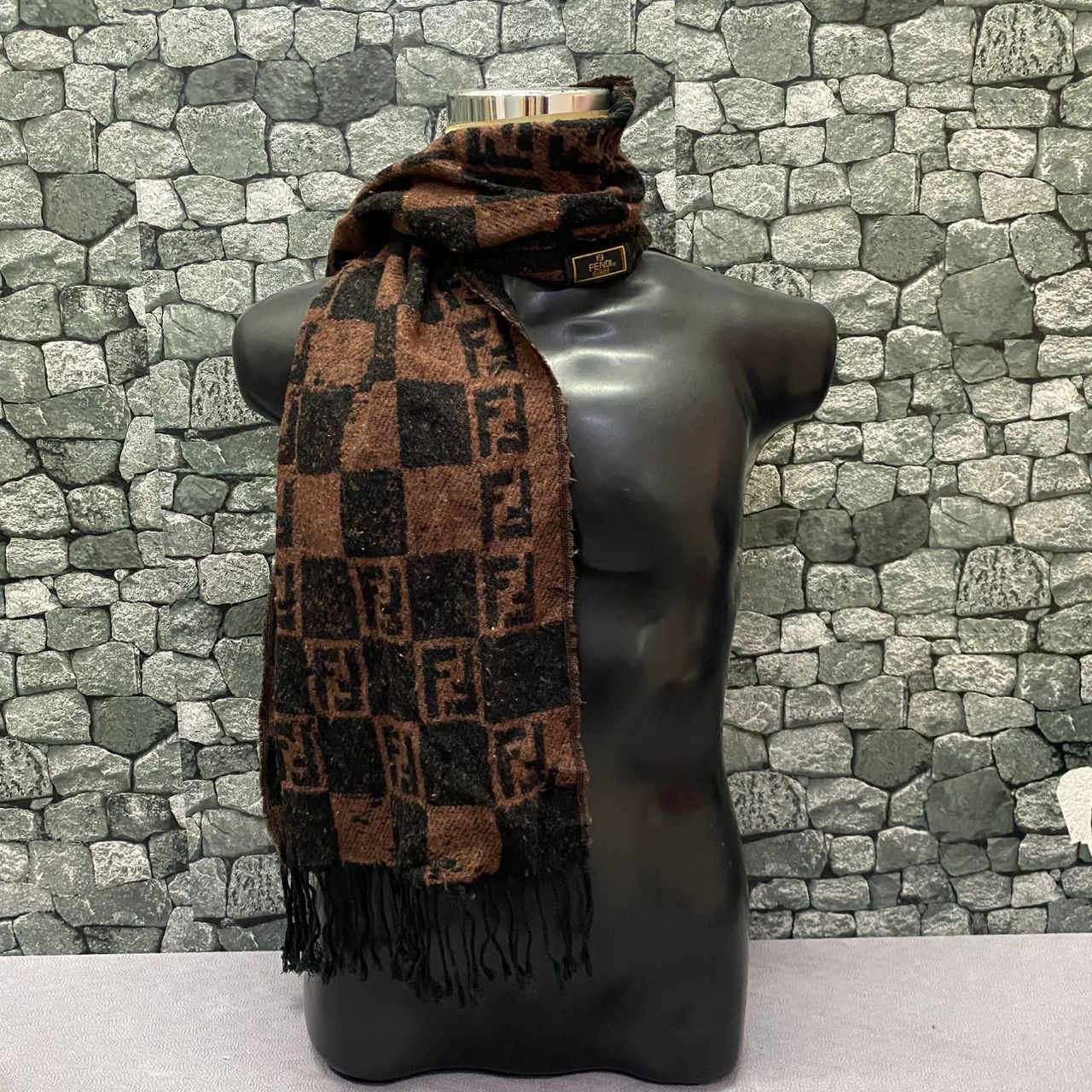 Fendi Vintage Fendi Paris Wool Scarf Size ONE SIZE - 1 Thumbnail