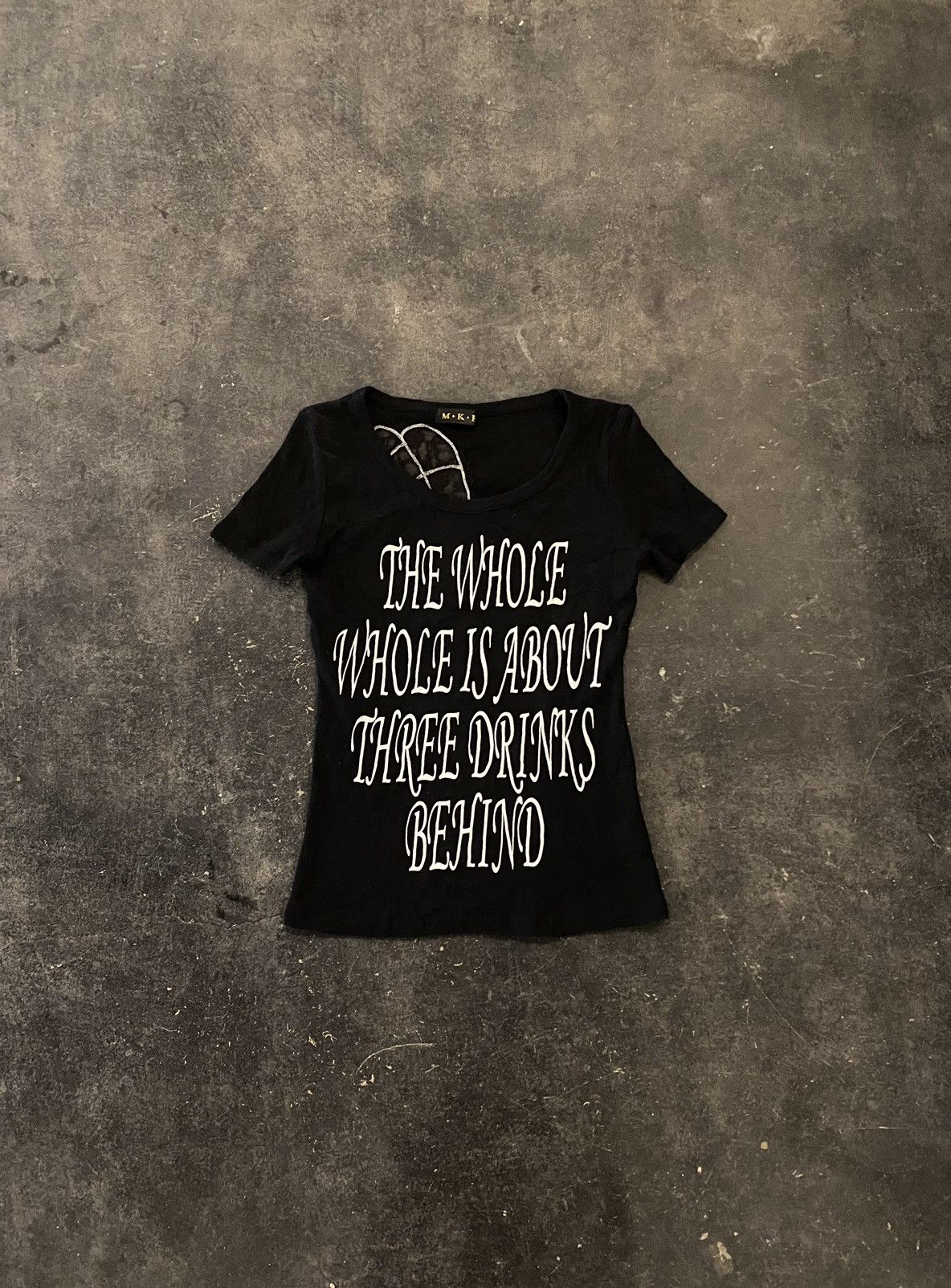 Y2k M•K•R ifsixwasnine gothic tshirt