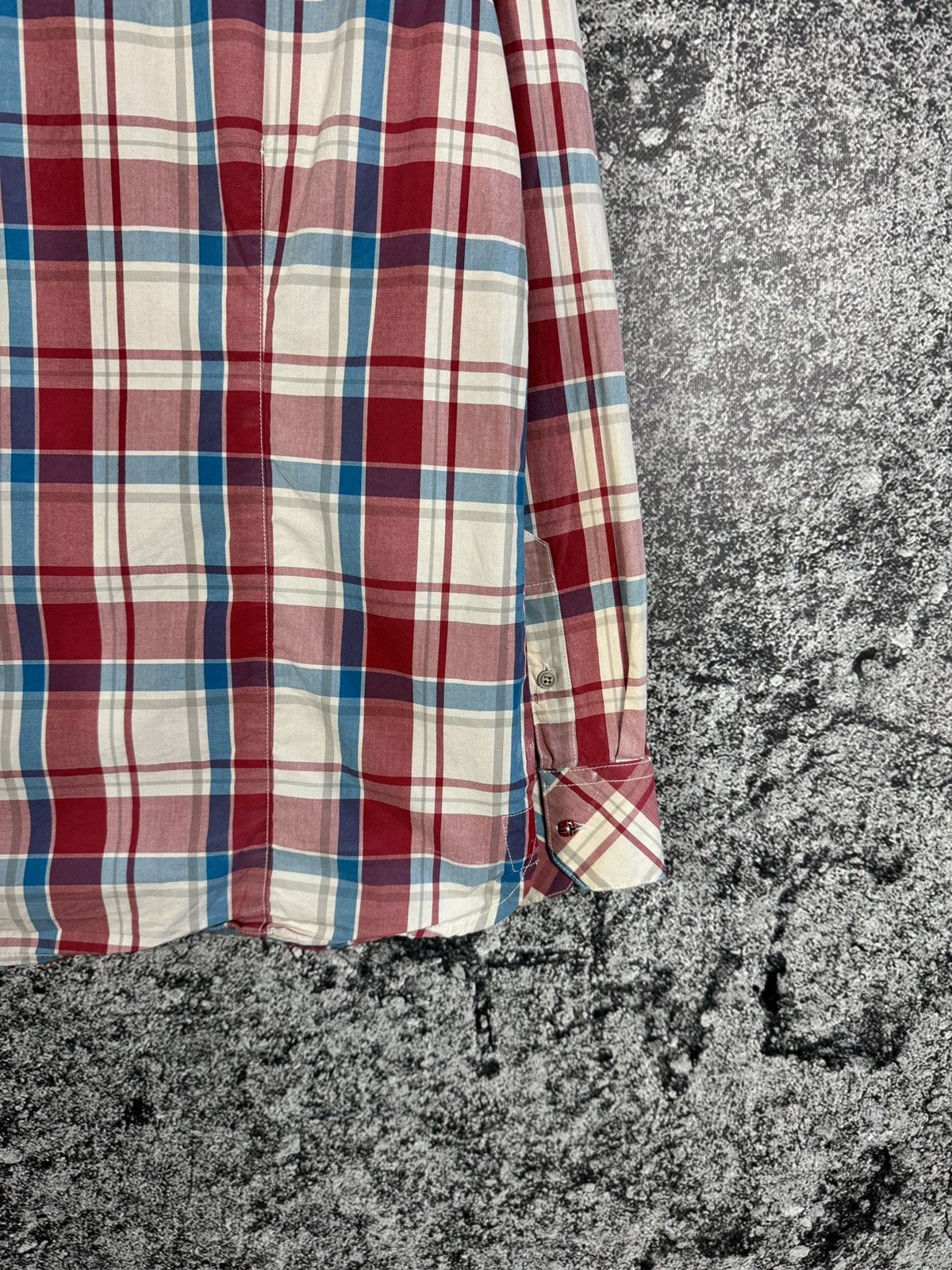 Napapijri Napapijri Long Sleeve Plaid Shirt Button Up Outdoor Size L Size US L / EU 52-54 / 3 - 14 Thumbnail