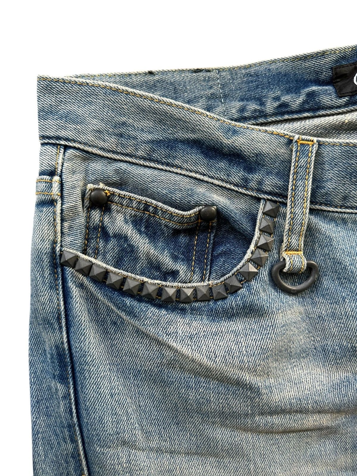 CIVARIZE 00's CavariA vkei distressed washed flared jeans Size US 32 / EU 48 - 8 Thumbnail