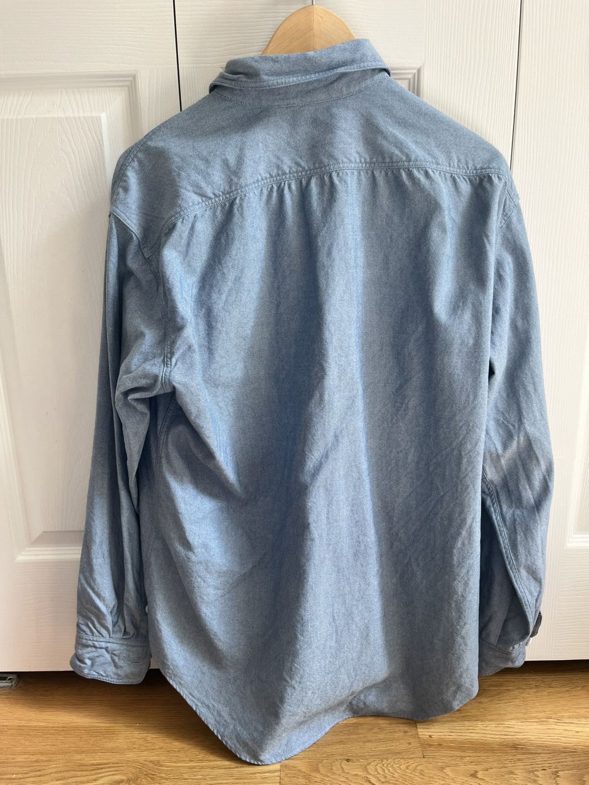 Kaptain Sunshine Kaptain Chambray Long Sleeve Work Shirt Size US M / EU 48-50 / 2 - 6 Thumbnail
