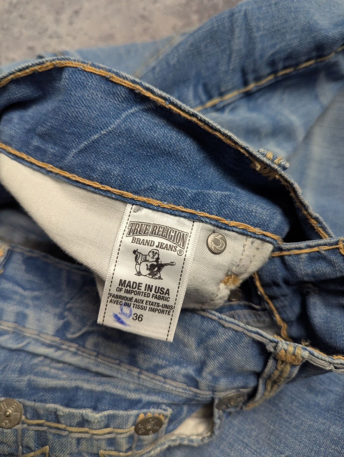 True Religion 💯True religion y2k drip jeans Size US 36 / EU 52 - 6 Thumbnail