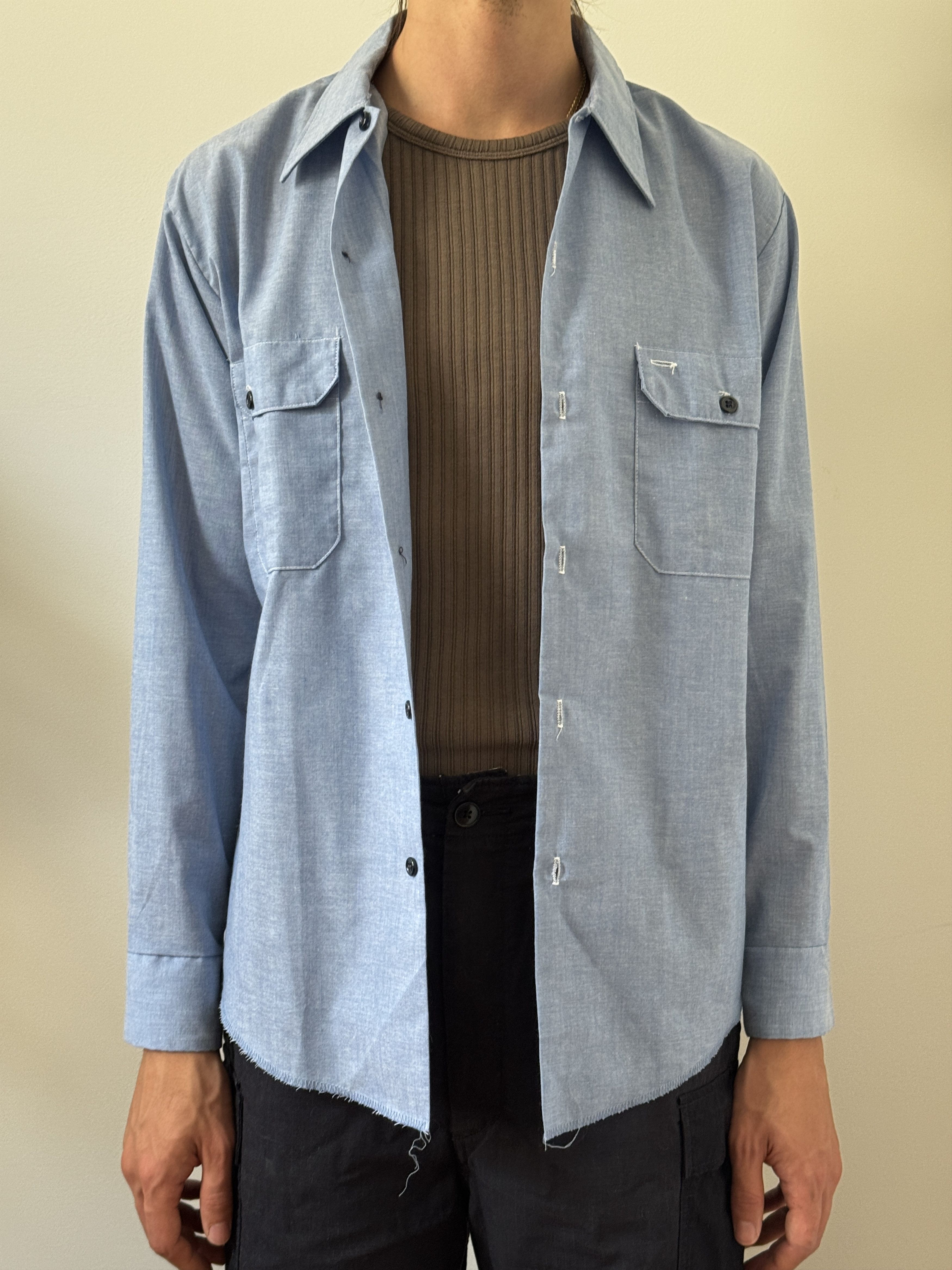 Vintage SEARS WORKWEAR VINTAGE SHIRT Size US M / EU 48-50 / 2 - 2 Thumbnail