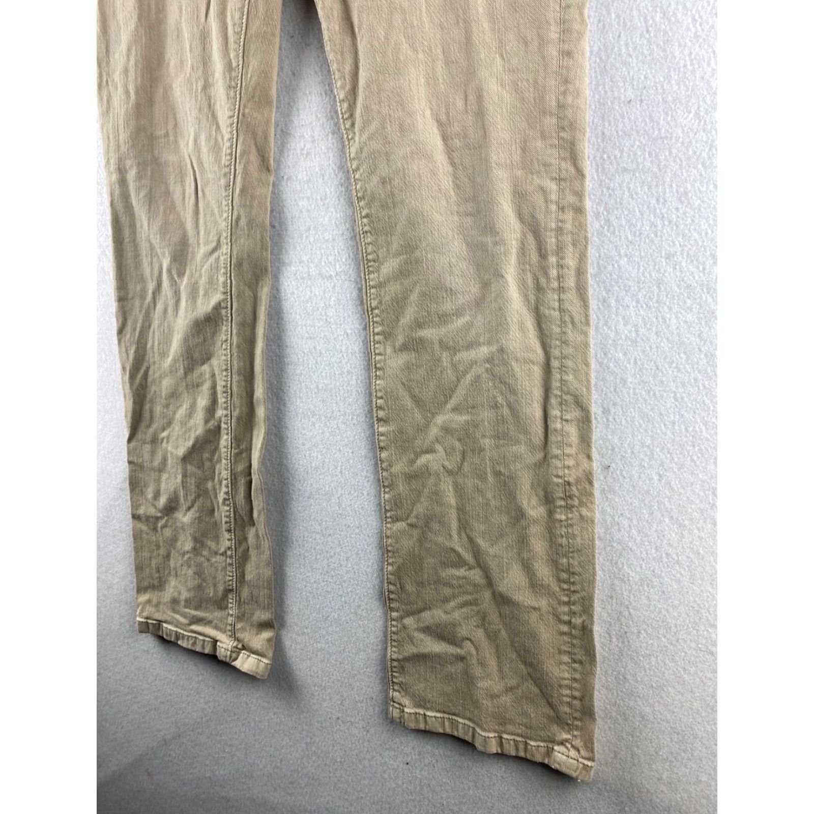 Vintage Pilcro and the Letterpress Jeans Womens 30 Beige Straight Leg Low-Rise Denim Shirt? Size 30" / US 8 / IT 44 - 5 Thumbnail