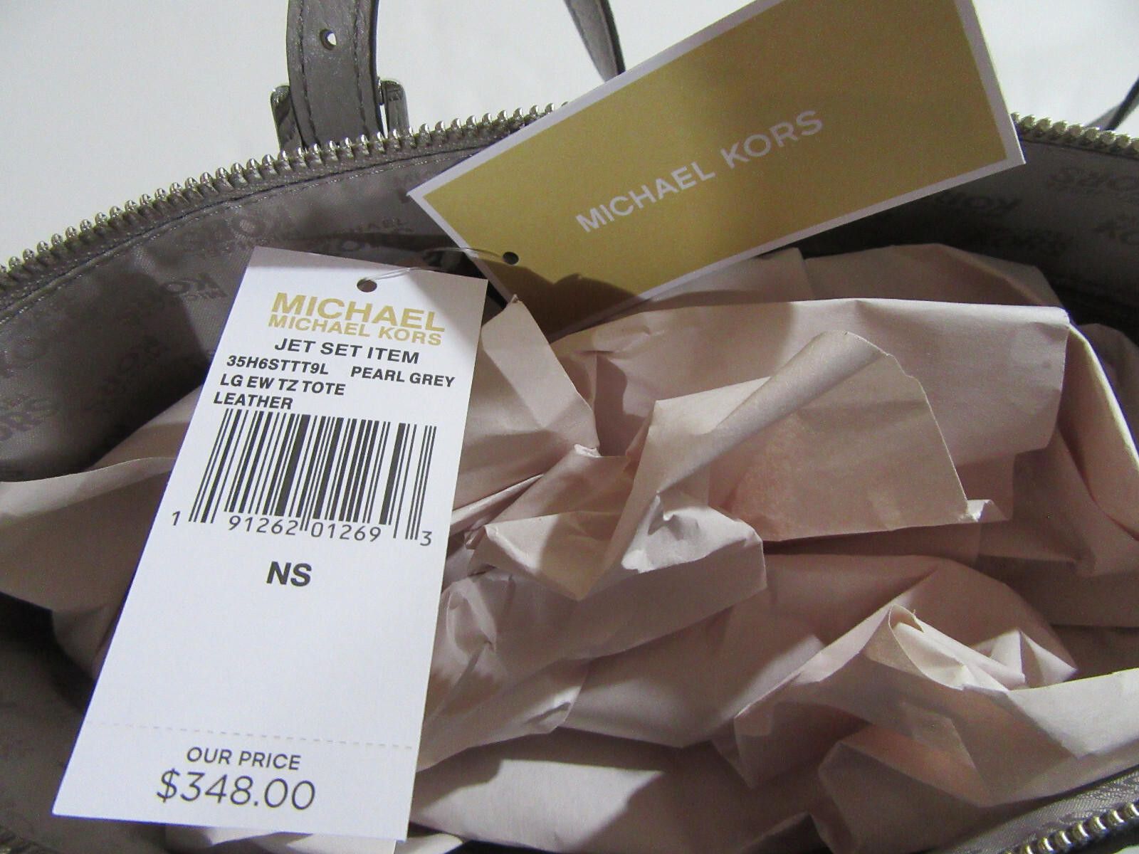 Michael Kors Michael Kors East West Top Zip Pebbled Leather Tote NWT Size ONE SIZE - 8 Thumbnail