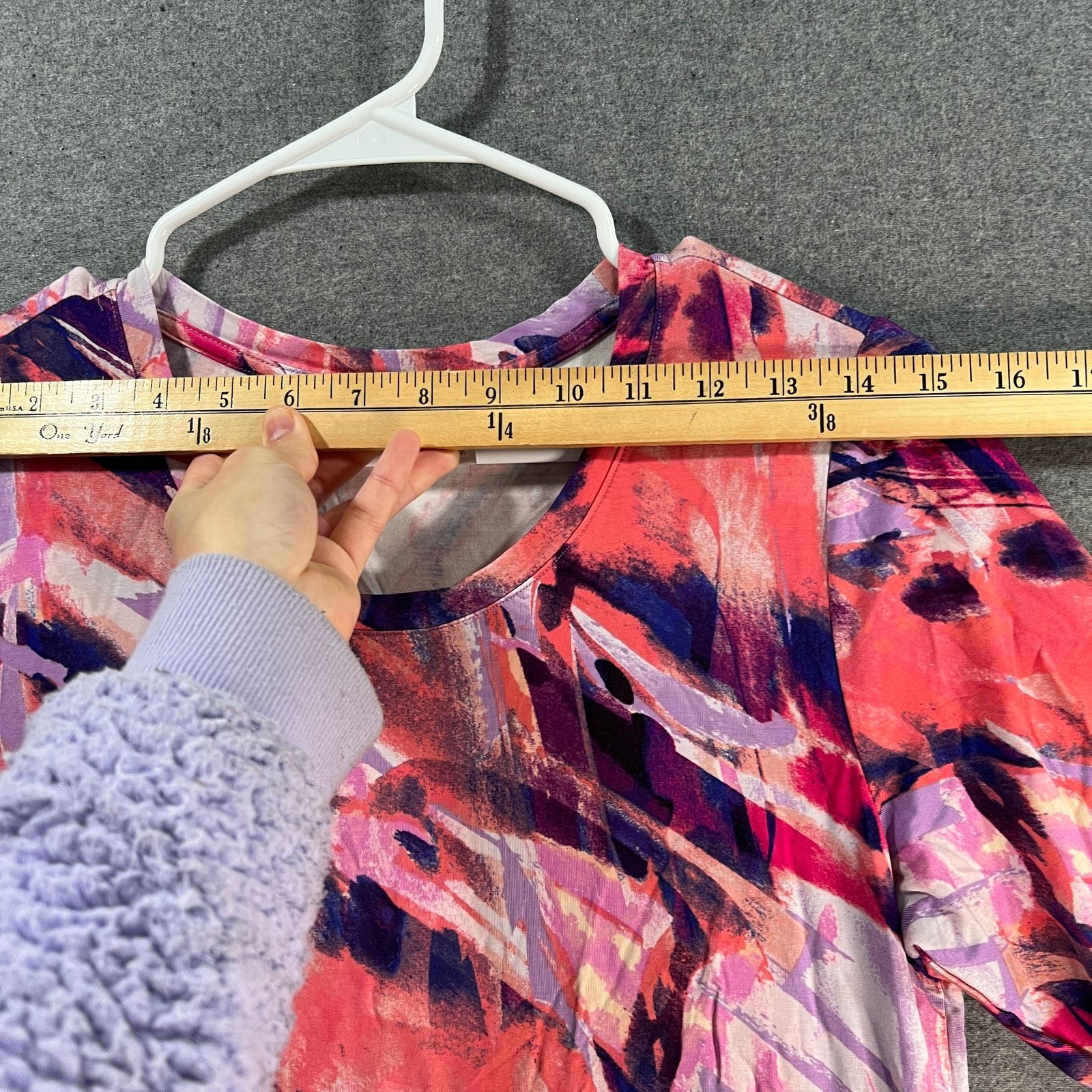 Other LOGO by Lori Goldstein Regular Printed Ravon Hi-Low H Size XS / US 0-2 / IT 36-38 - 9 Thumbnail