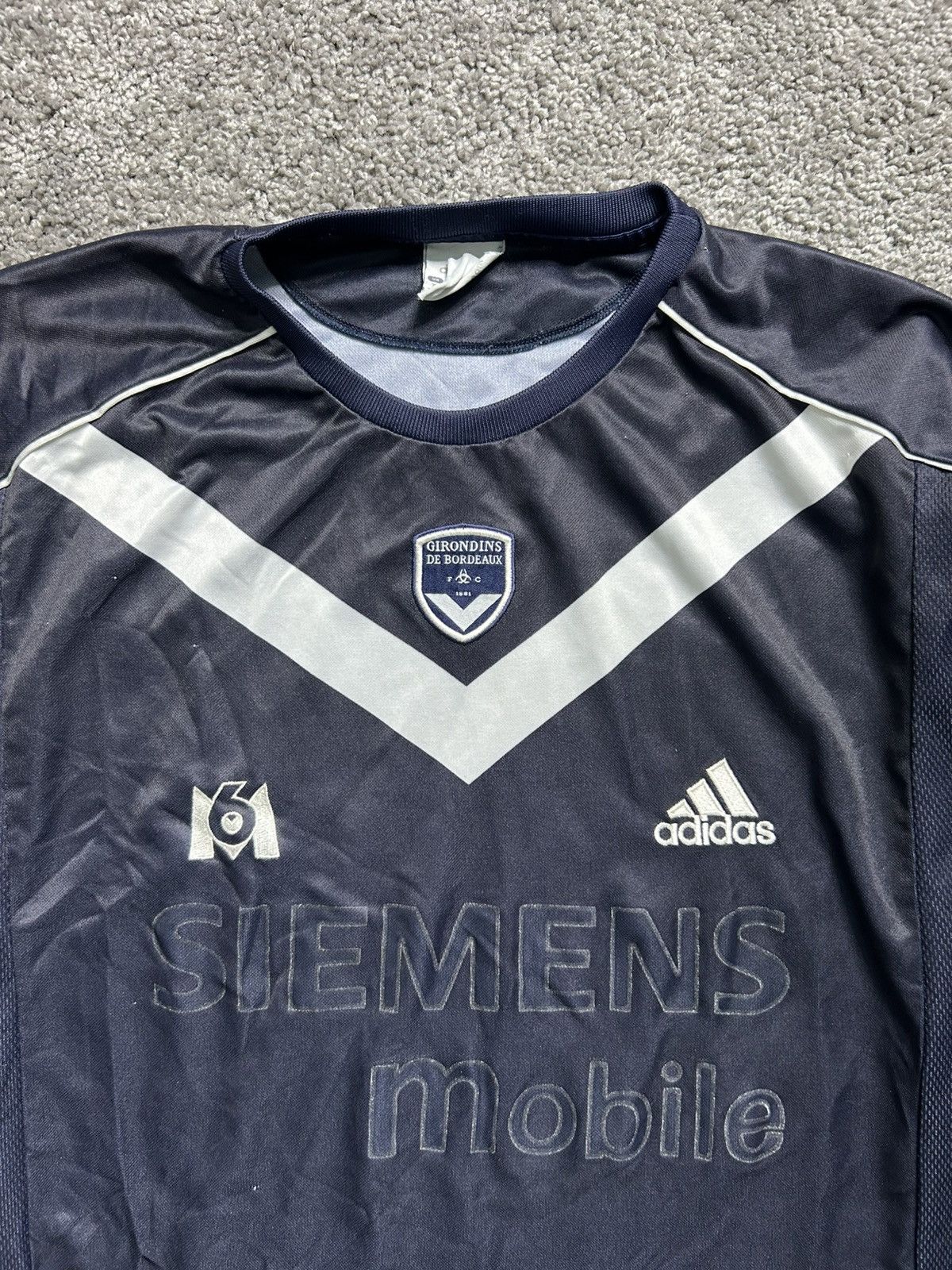 Adidas × Vintage Vintage Adidas Girondins De Bordeaux Soccer Jersey Size US XL / EU 56 / 4 - 2 Thumbnail