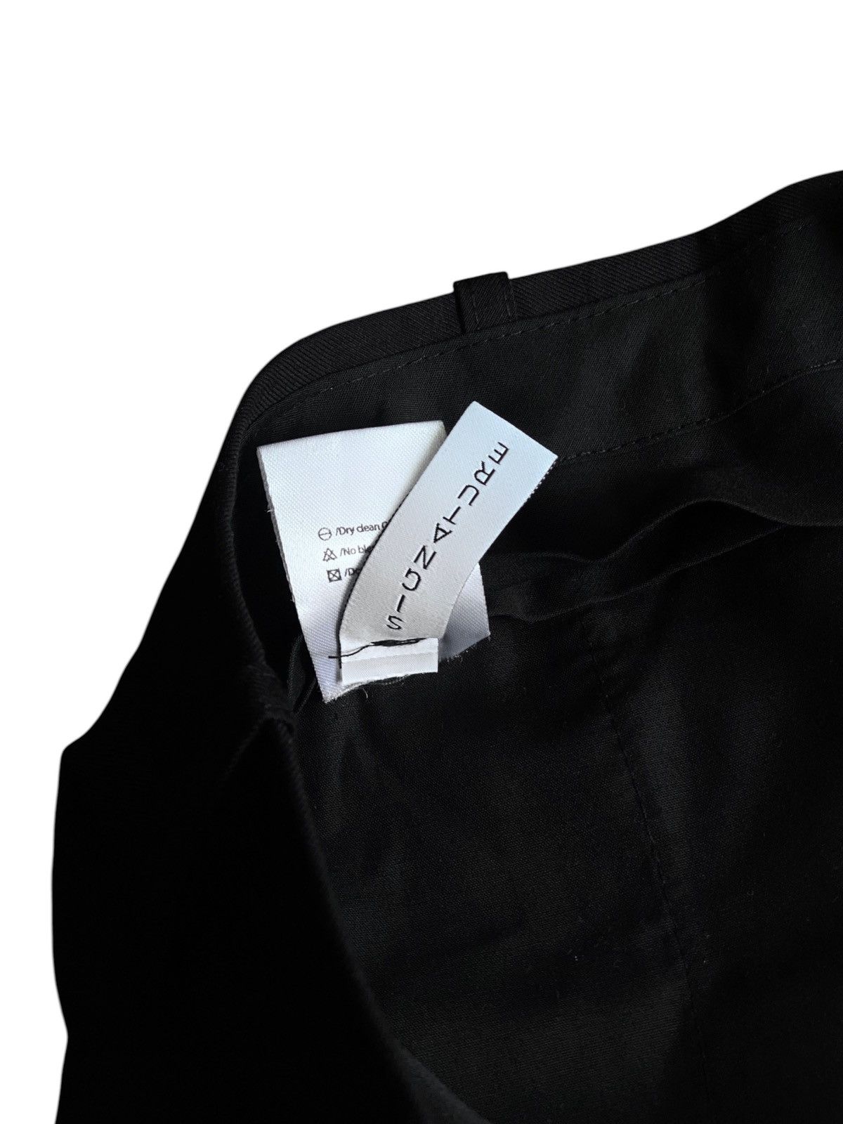 Japanese Brand Signature pleated wide leg trousers black loose fit pants Size US 32 / EU 48 - 4 Thumbnail