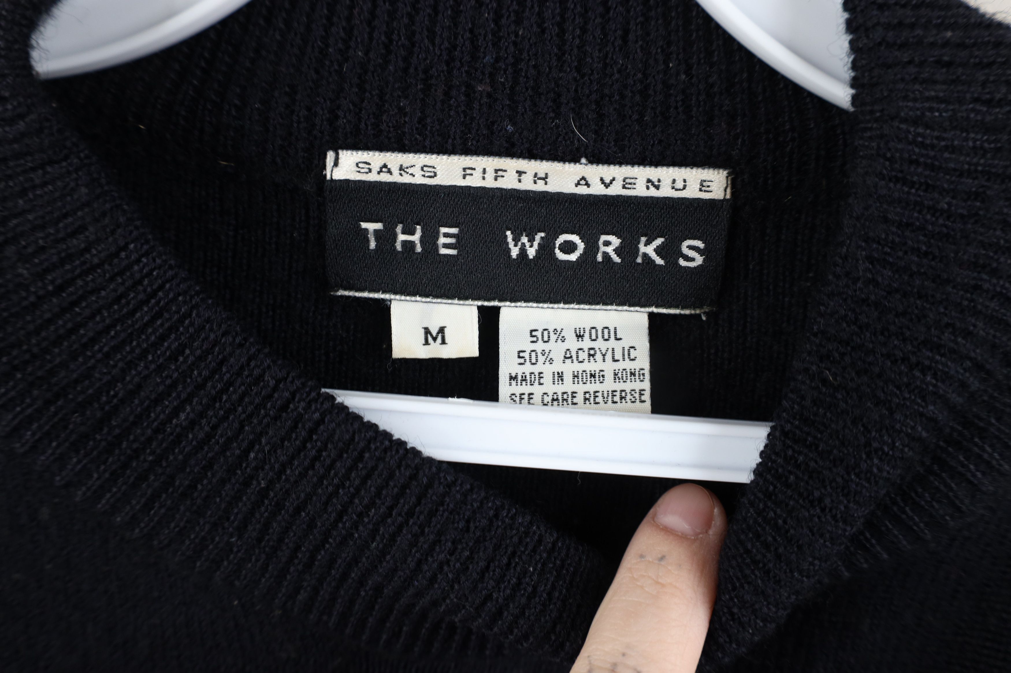 Vintage Vintage 90s Streetwear Wool Blend Knit Mock Neck Sweater Size US M / EU 48-50 / 2 - 4 Thumbnail