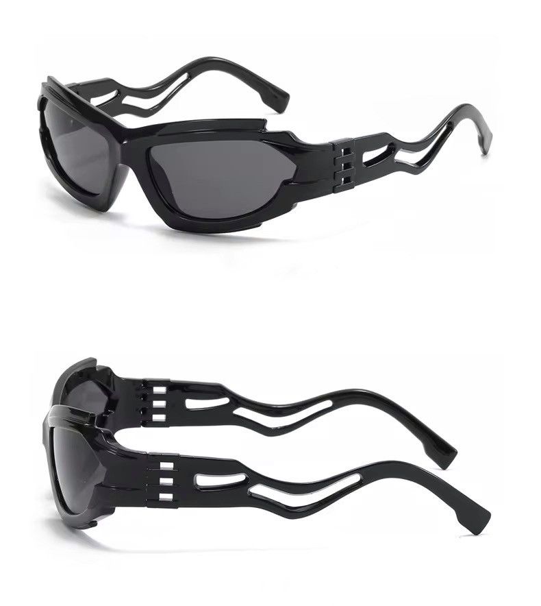 Japanese Brand Streetwear Retro Design Sunglasses Size ONE SIZE - 3 Thumbnail