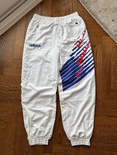 Vintage White Adidas Track Pants