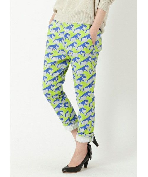 Issey Miyake × Japanese Brand × mercibeaucoup Mercibeaucoup Horse Print Pants by Issey Miyake Size 29" - 8 Thumbnail