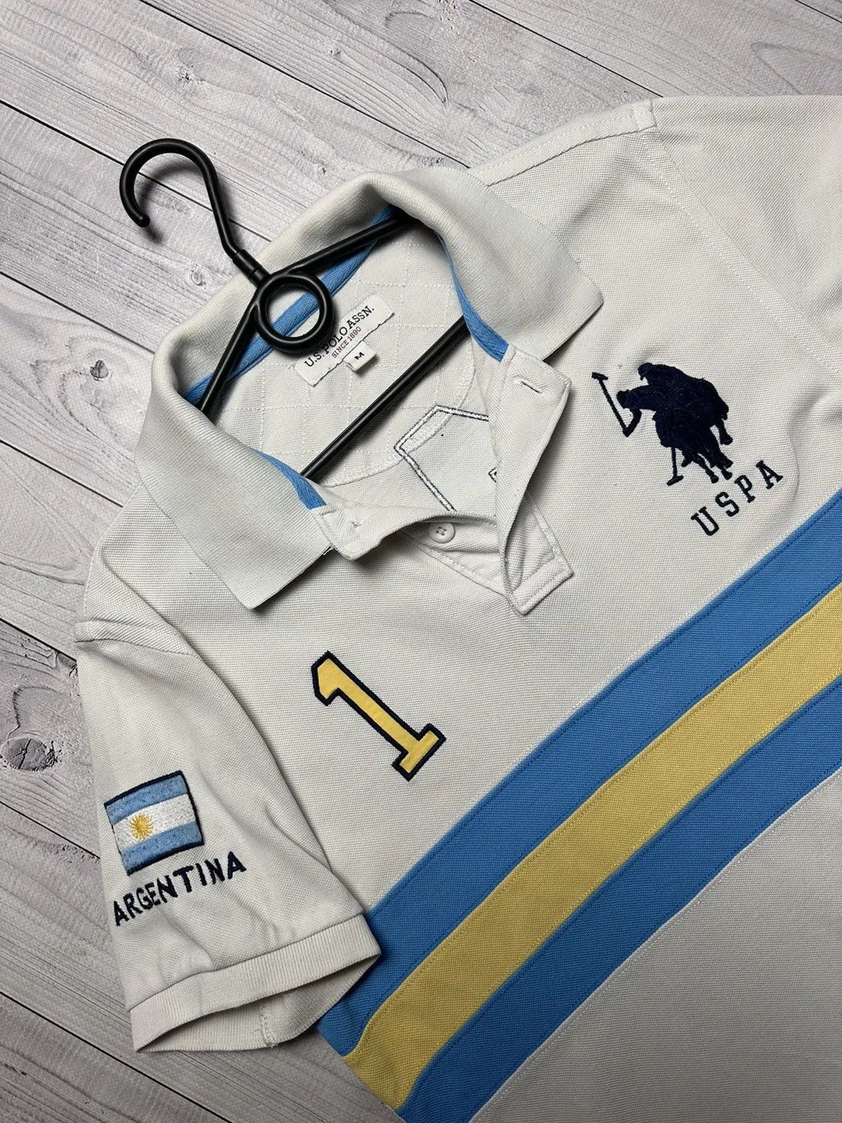 Other Vintage polo Chief Keef Argentina big logo US Polo ASSN Size US M / EU 48-50 / 2 - 3 Thumbnail