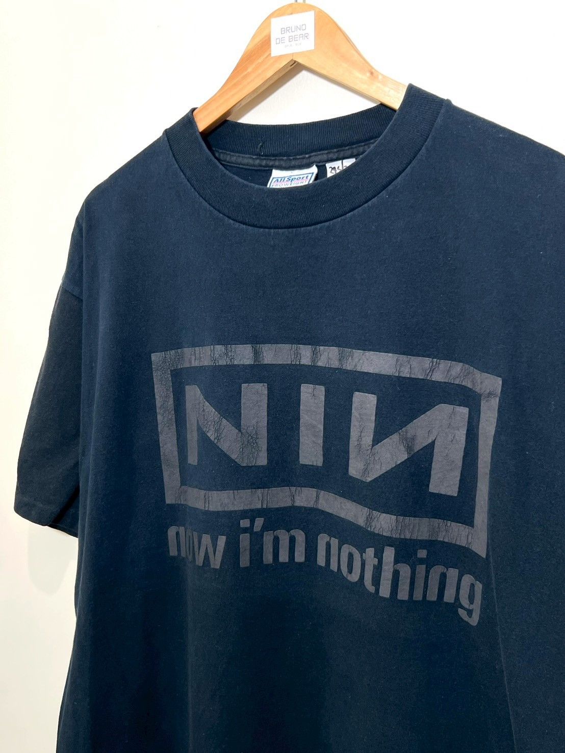 Band Tees × Vintage Vintage 1994's NIN Nine Inch Nails "Now I'm Nothing" bnz01 Size US XL / EU 56 / 4 - 1 Thumbnail