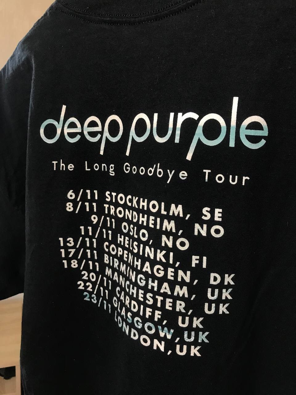 Band Tees 🔥 Deep Purple Band Rock T Shirt Infinite 2017 European Tour Size US XXL / EU 58 / 5 - 10 Thumbnail
