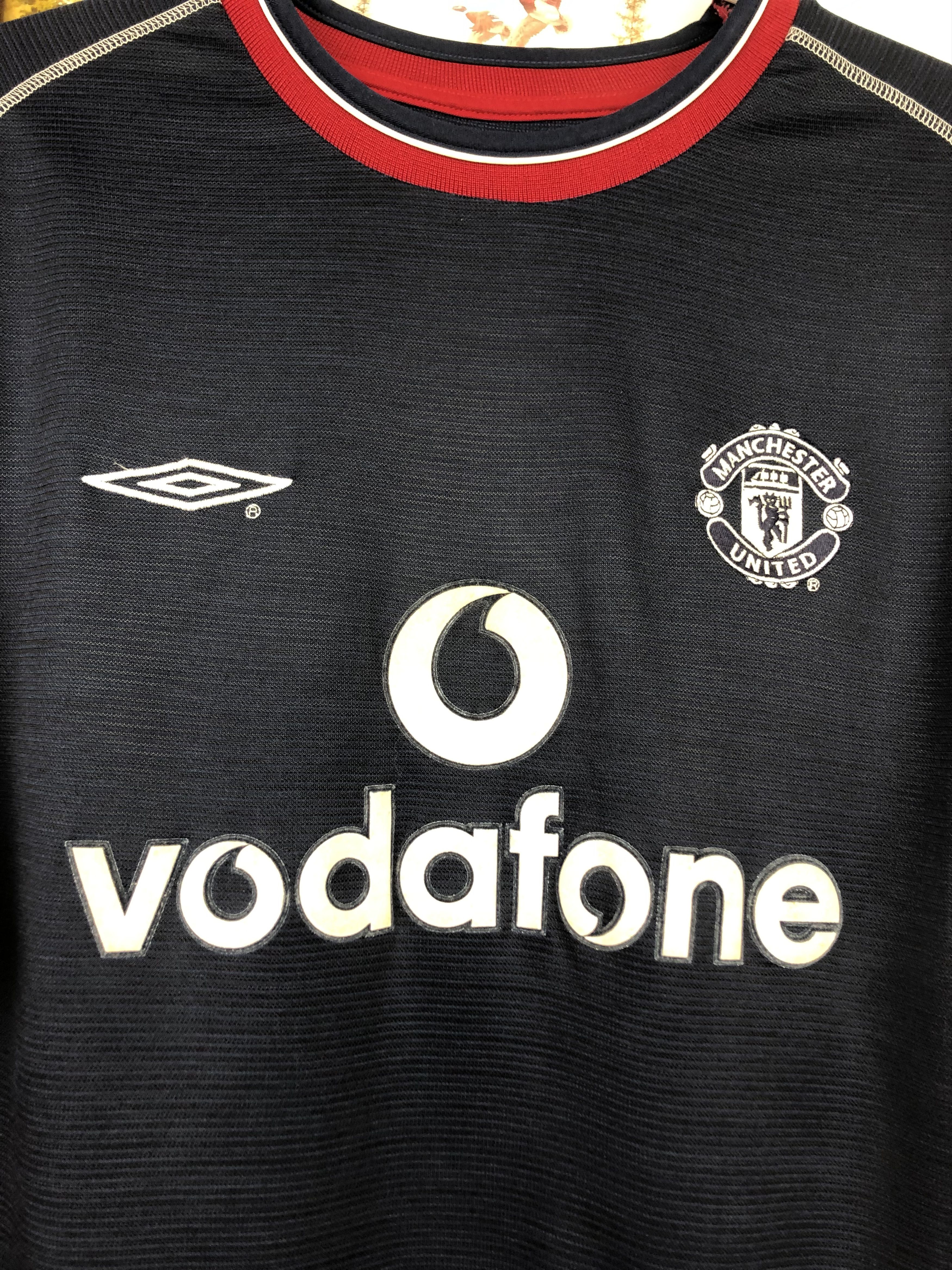 Vintage Manchester United football shirt 2000 Soccer Umbro Jersey Size US M / EU 48-50 / 2 - 3 Thumbnail