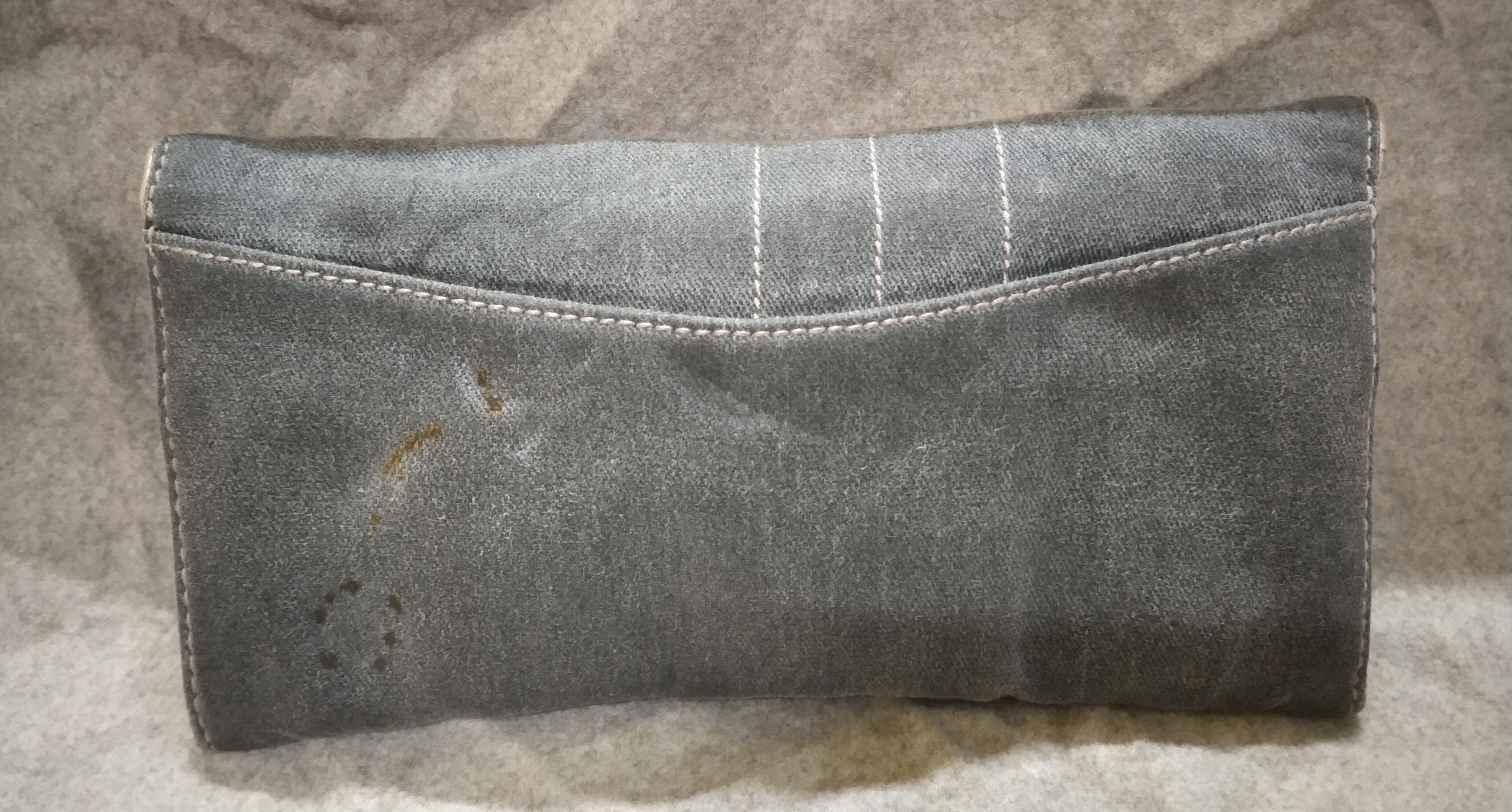 Christian Dior Monsieur Vintage Christian Dior Saddle Denim Long Wallet Size ONE SIZE - 2 Thumbnail