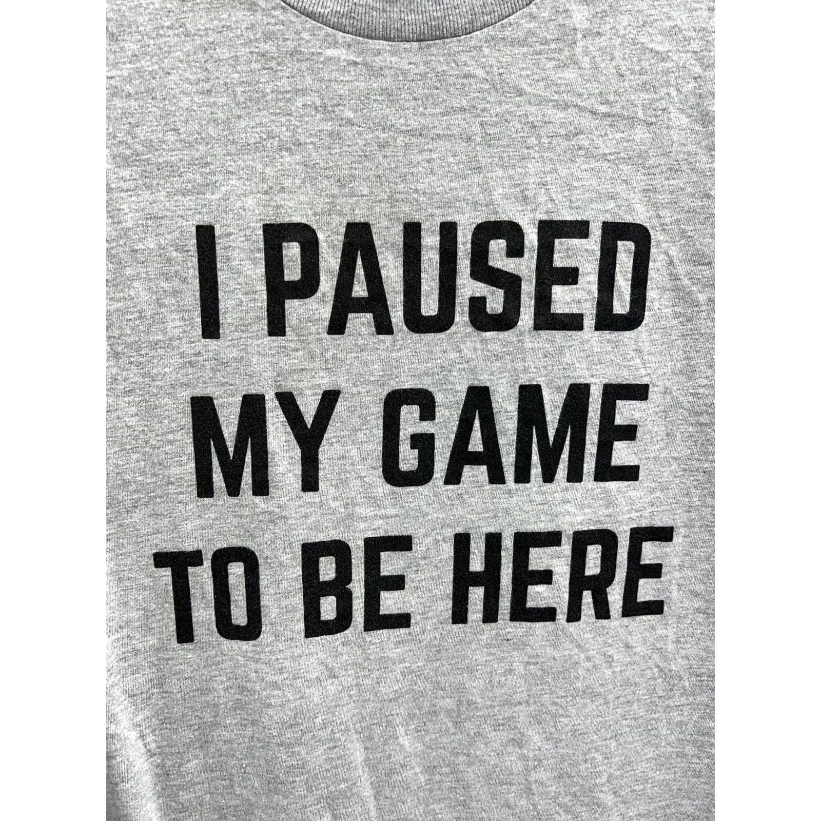 J Brand Annarbor T-Shirt Short Sleeve Size XL Gray Crew Neck Men Regular Shirt Logo Accent Summer Autumn Spring Winter Growing Games Theme Size US XL / EU 56 / 4 - 2 Thumbnail