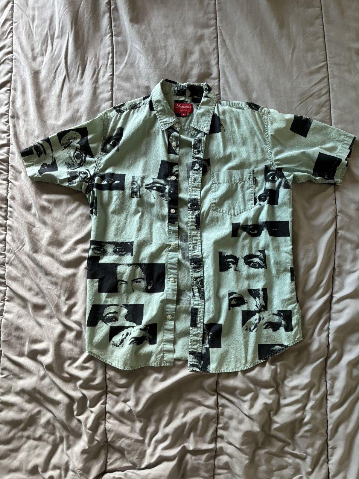 Supreme Supreme eyes button up Size US M / EU 48-50 / 2 - 1 Thumbnail
