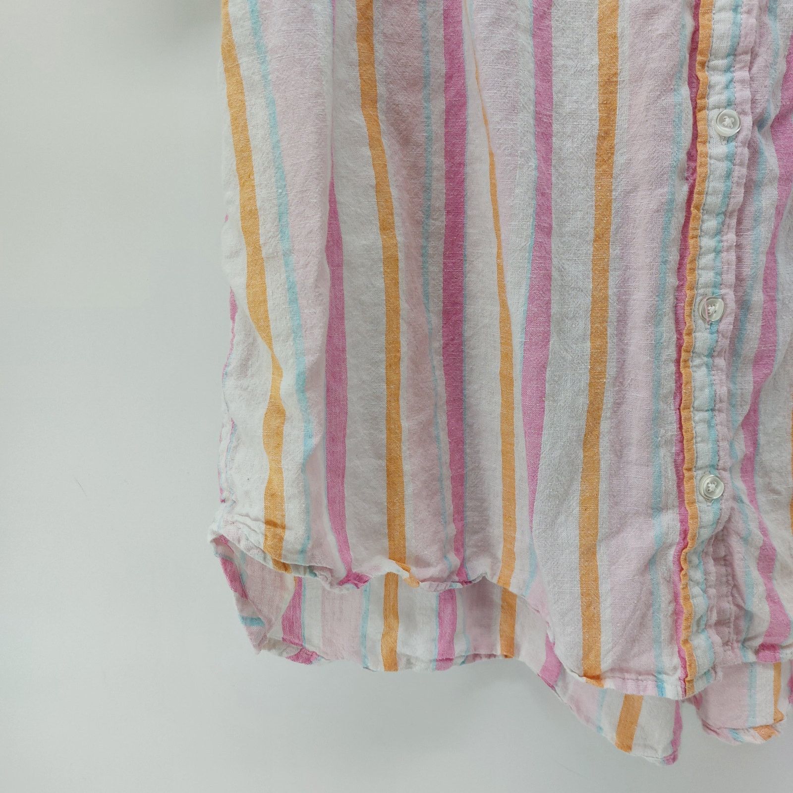 Other Time and Tru Pink Womens Plus Size Striped Button Up XXXL 22 Size 3XL / US 20-22 - 3 Thumbnail