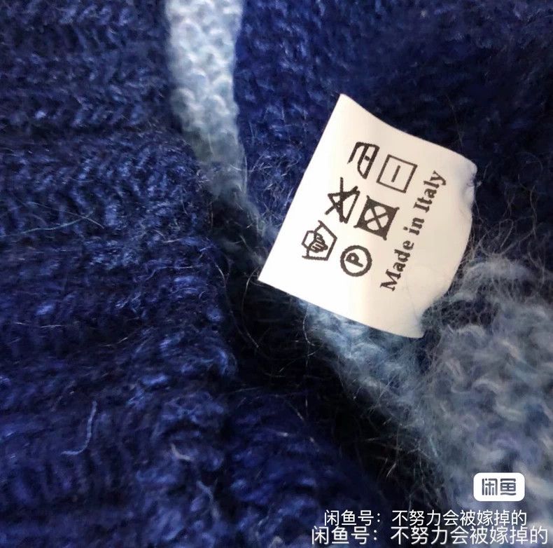 Walter Van Beirendonck walter van beirendonck Denim blue stitching striped sweate Size US S / EU 44-46 / 1 - 5 Thumbnail