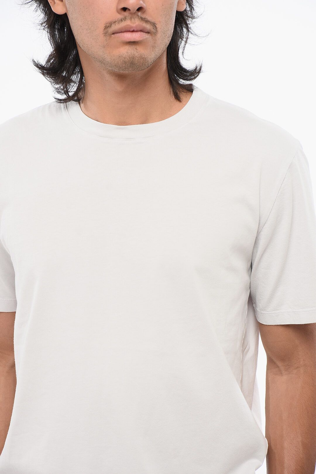 Maison Margiela og1mm0825 Cotton Crewneck T-Shirt in White Size US M / EU 48-50 / 2 - 3 Thumbnail