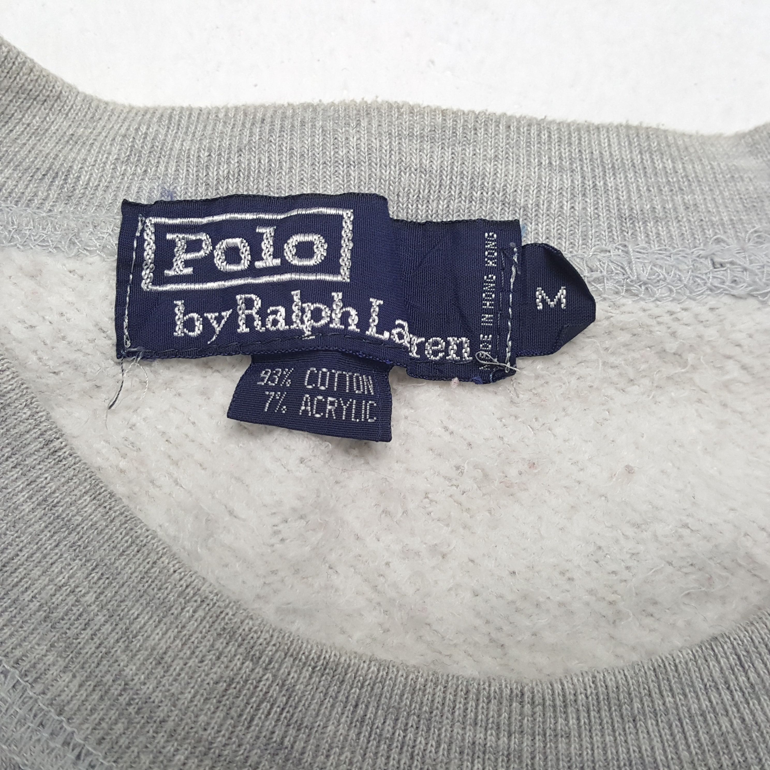 Polo Ralph Lauren × Vintage Vintage POLO BEAR by Ralph Lauren Luxury Brand Sweatshirts Size US M / EU 48-50 / 2 - 8 Thumbnail