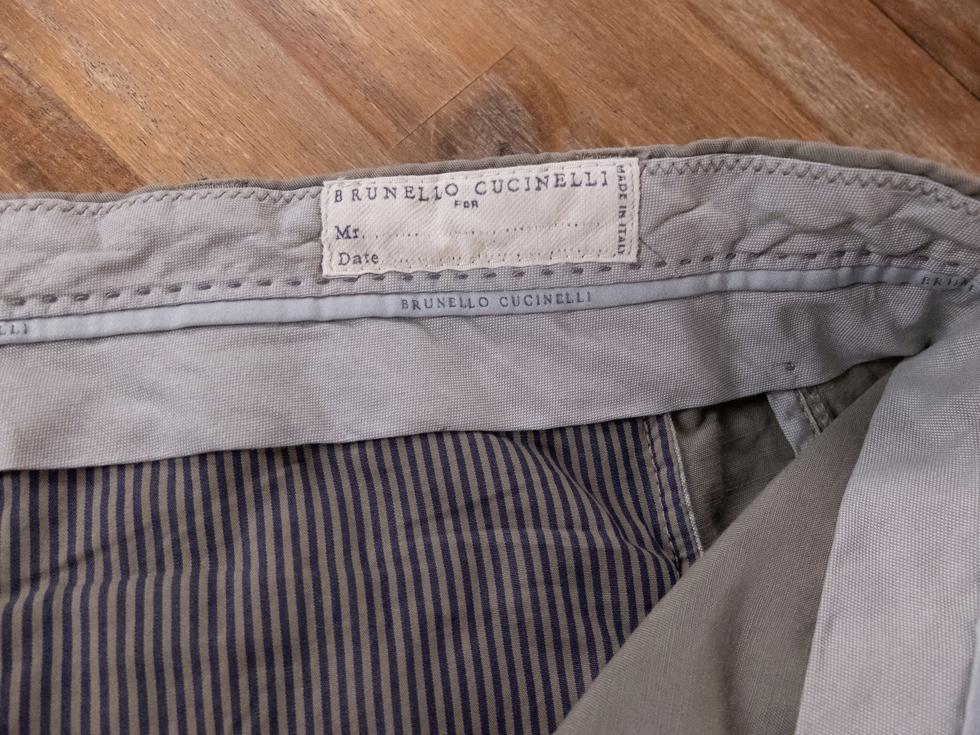 Brunello Cucinelli BRUNELLO CUCINELLI green linen cotton bermuda shorts 38 54 Size US 38 / EU 54 - 7 Thumbnail