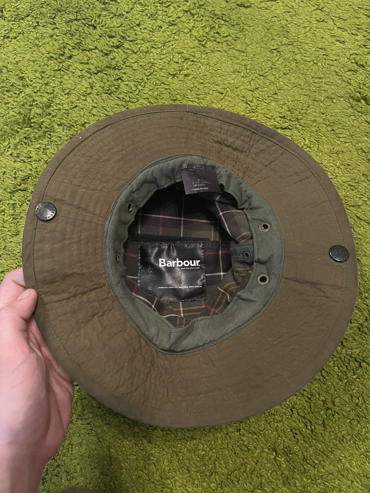 Barbour Barbour waxed bucket hat Size 32 - 5 Thumbnail
