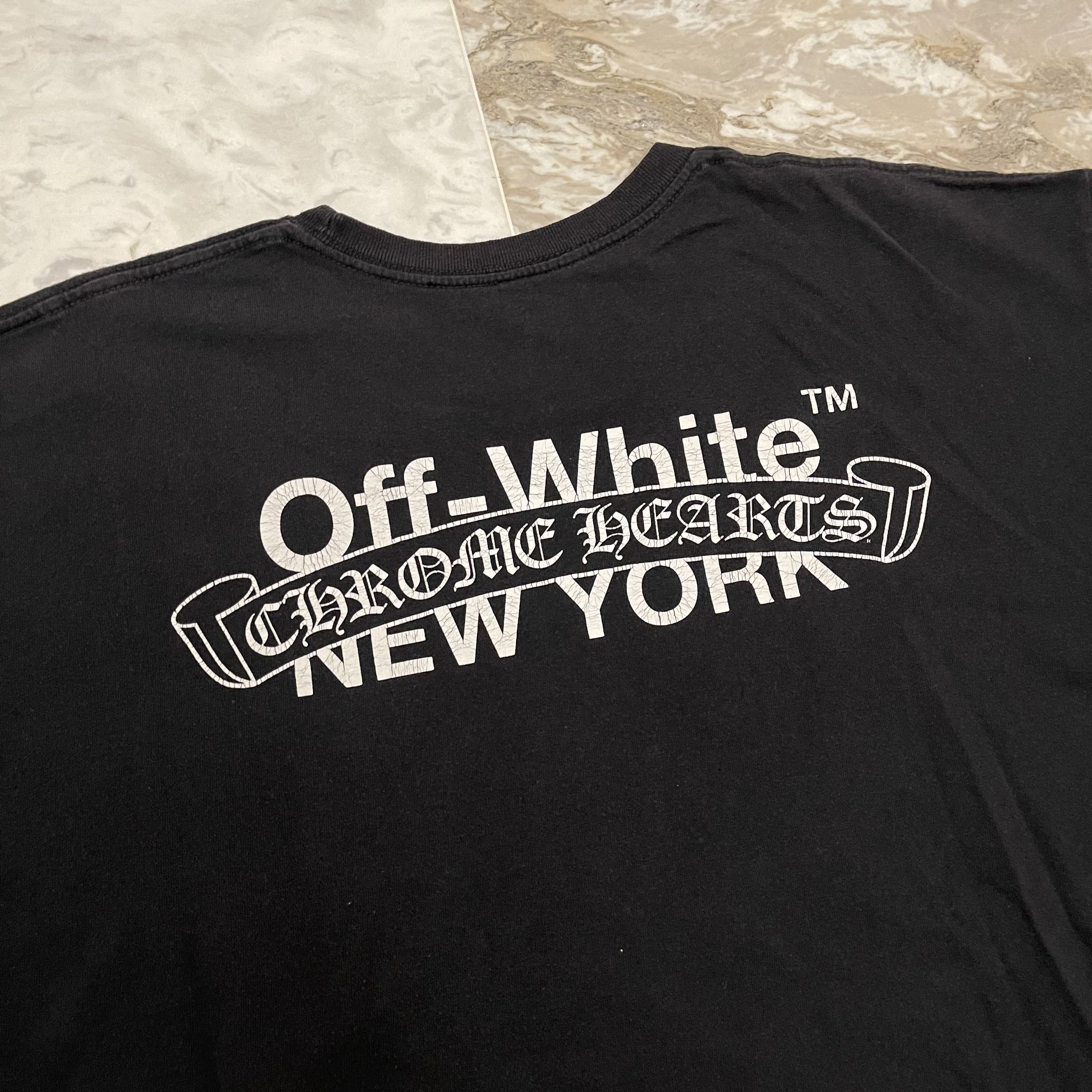Chrome Hearts × Vintage Chrome Hearts x Off White New York Exclusive Vintage Size US XL / EU 56 / 4 - 6 Thumbnail
