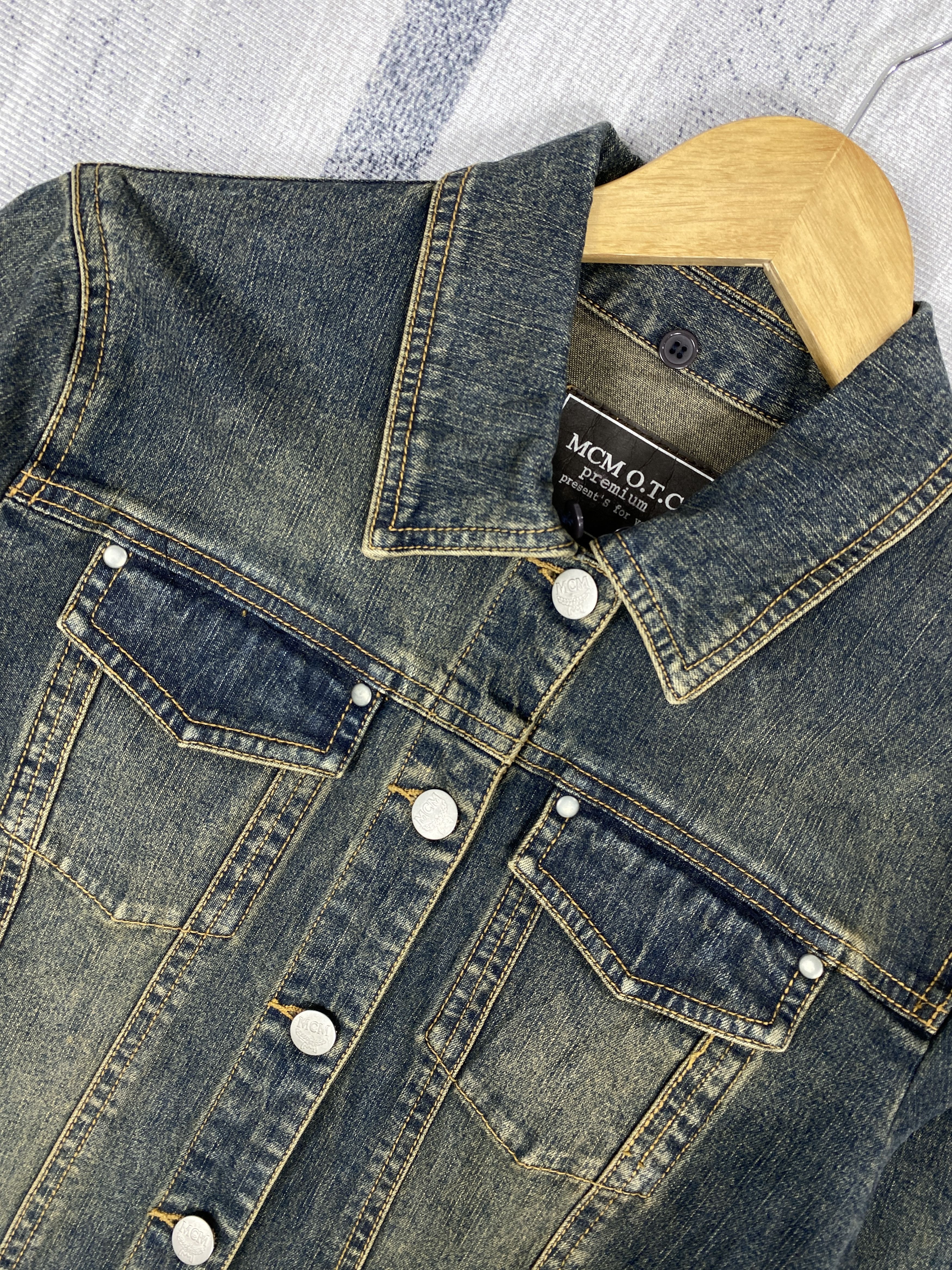 MCM Vintage MCM Button Denim Jacket Size US S / EU 44-46 / 1 - 2 Thumbnail