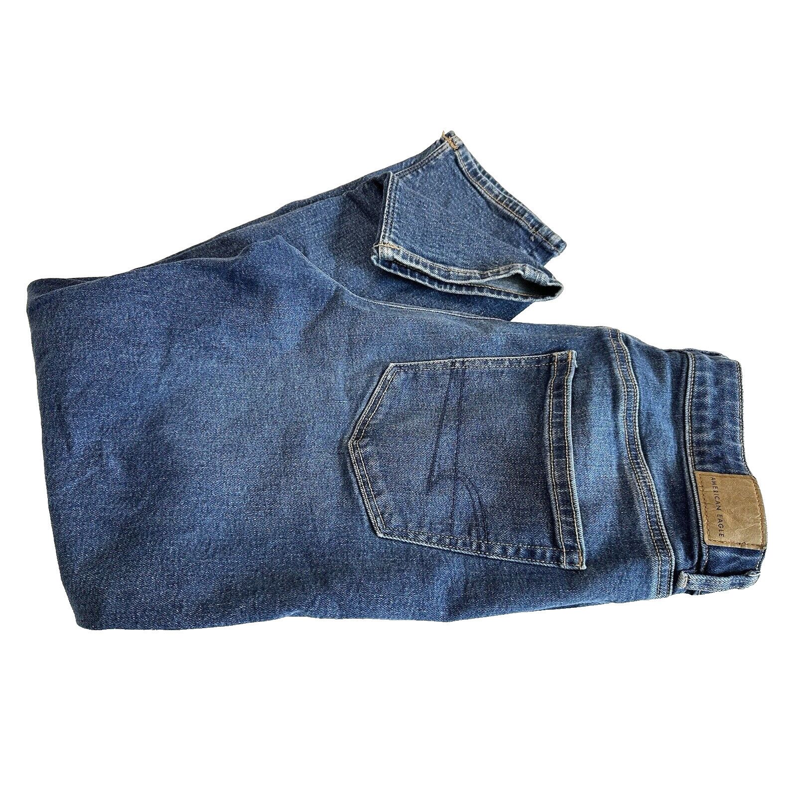 American Eagle Outfitters American Eagle Mom Jeans Blue Sz 6 Shortt Stretch Normcore Size 28" / US 6 / IT 42 - 1 Thumbnail