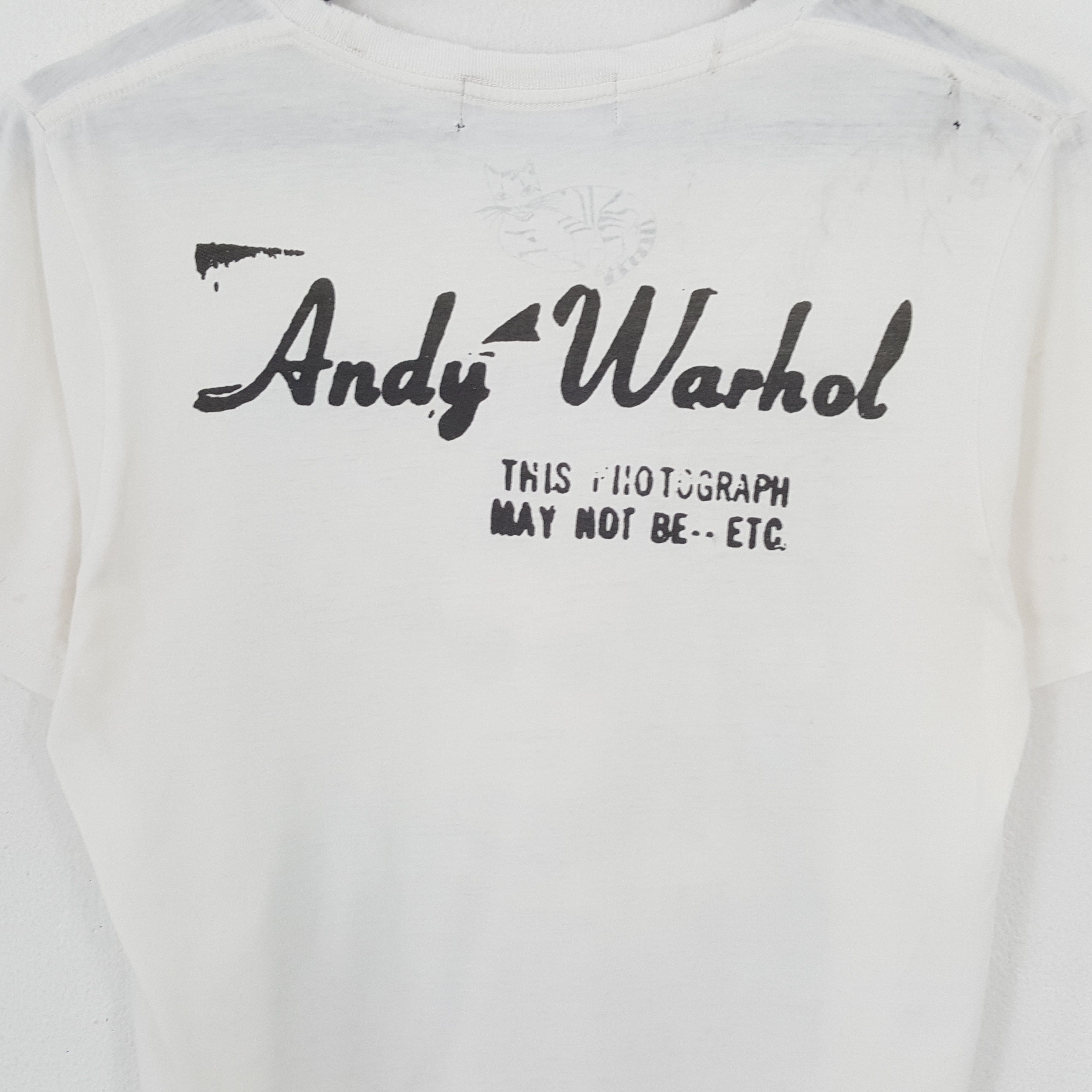 Andy Warhol × Hysteric Glamour × Vintage Andy Warhol By HYSTERIC GLAMOUR Japanese Streetwear Tshirt Size S / US 4 / IT 40 - 4 Thumbnail