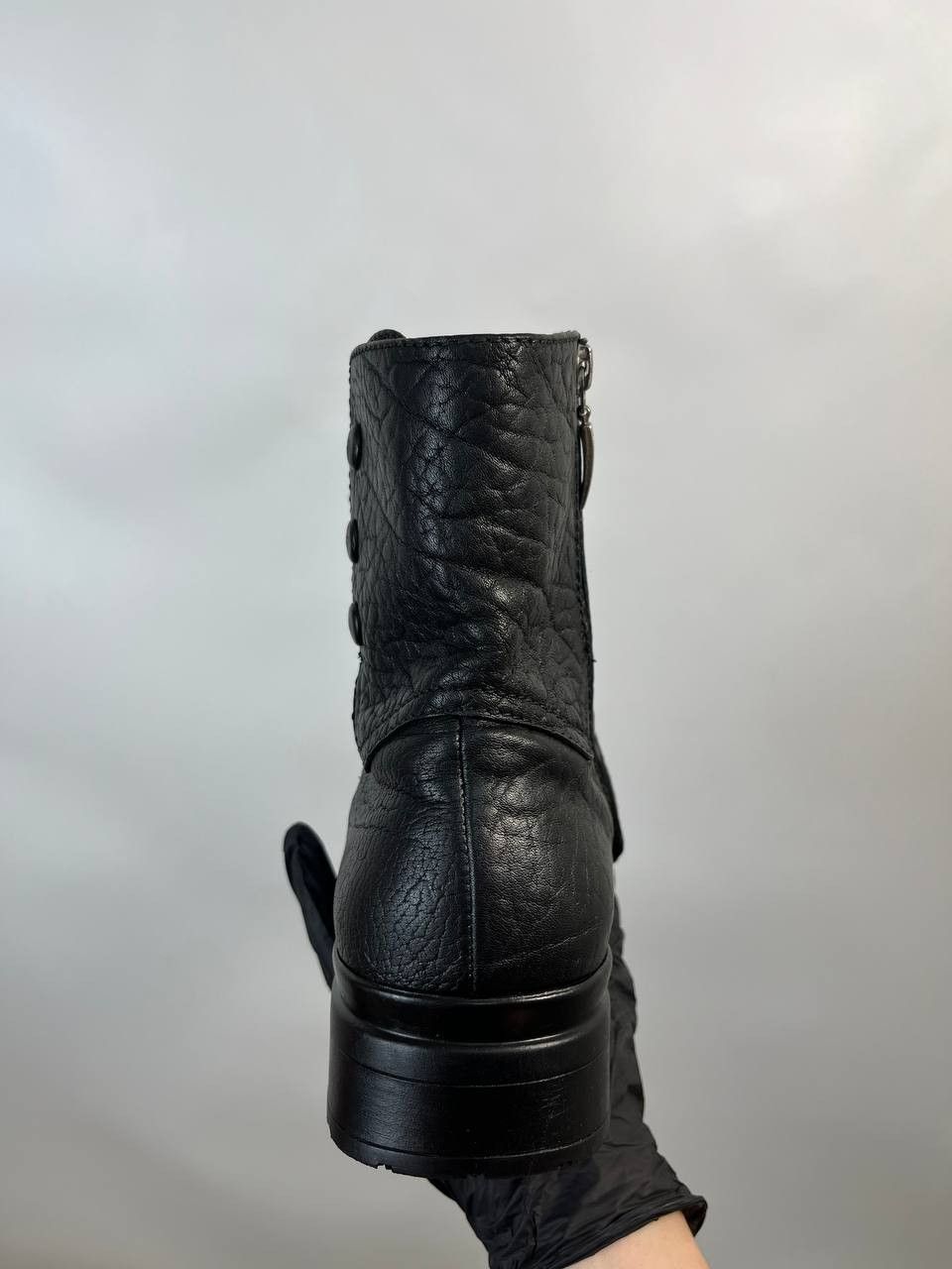 Other CESARE PACIOTTI Black Leather Ankle Boots Sz 7 Size US 7 / EU 40 - 4 Thumbnail