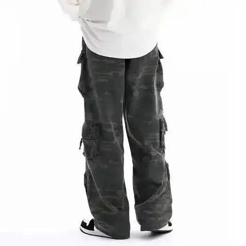 Vintage Baggy Pocket Artic Camo Punk Cargo Pants Size US 30 / EU 46 - 3 Thumbnail