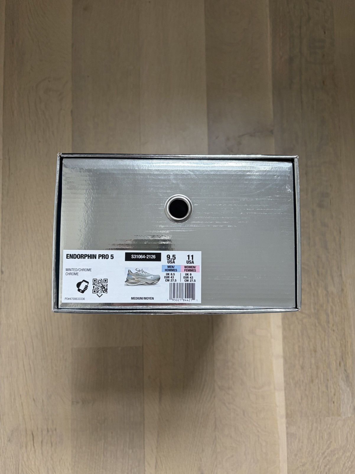 Minted New York × Saucony Saucony x Minted NY Endorphin Pro 5 Chromium Metallic Silver Size US 9.5 / EU 42-43 - 9 Thumbnail