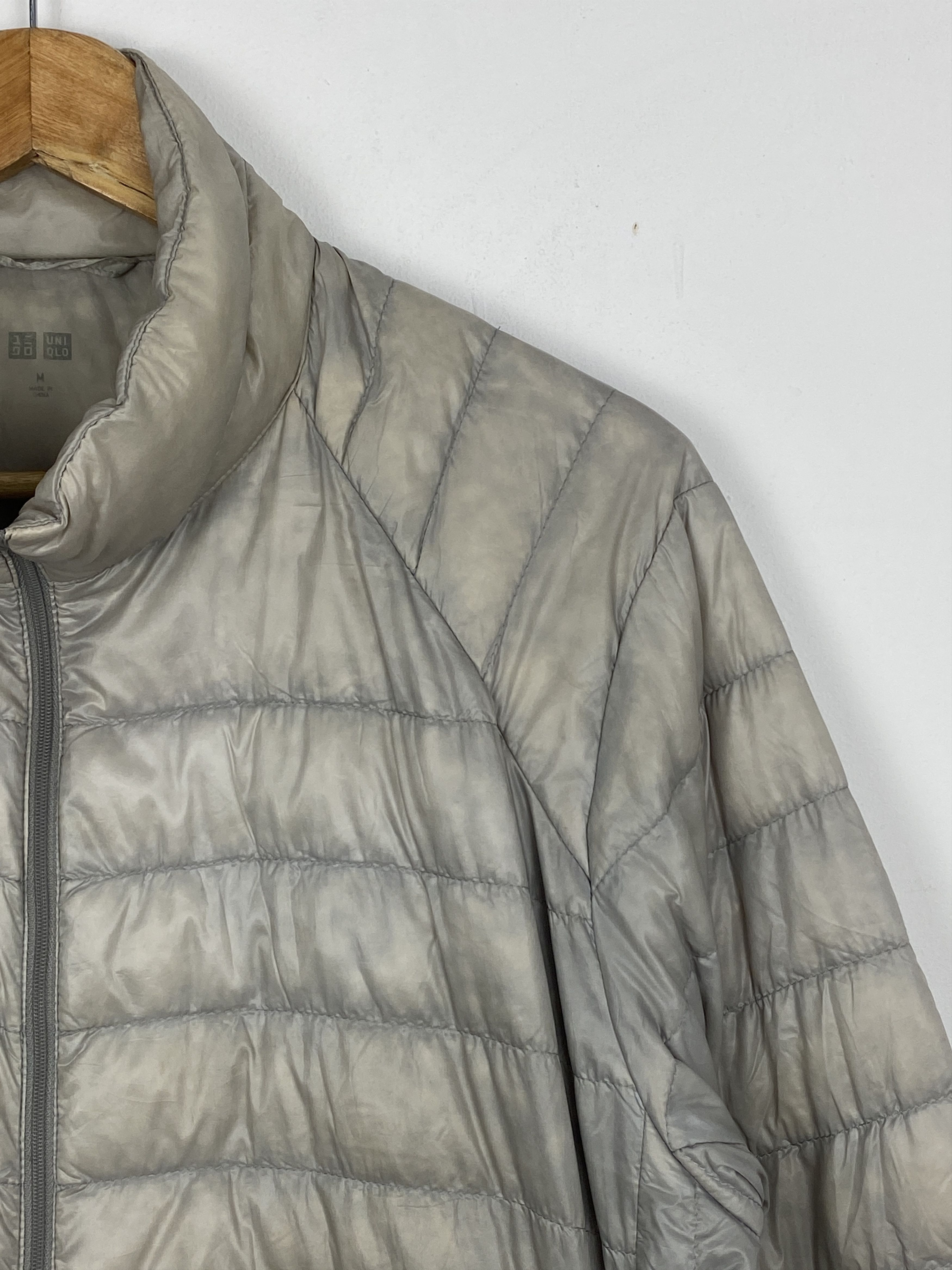 Uniqlo Japanese Brand Uniqlo Zipper Up Puffer Jacket Grey AH0034 Size US M / EU 48-50 / 2 - 7 Thumbnail