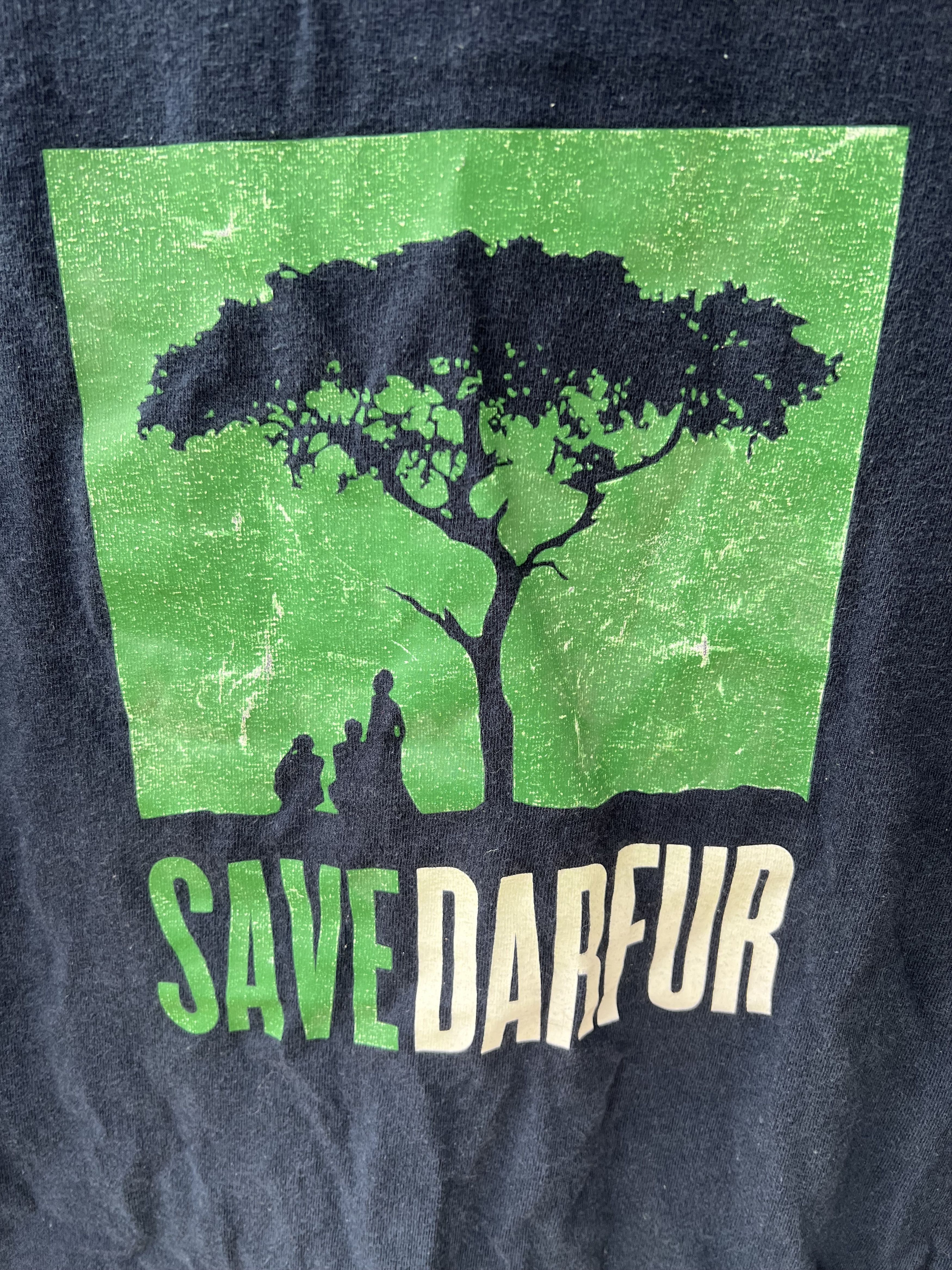 Vintage Save Darfur T-Shirt Size US M / EU 48-50 / 2 - 2 Thumbnail