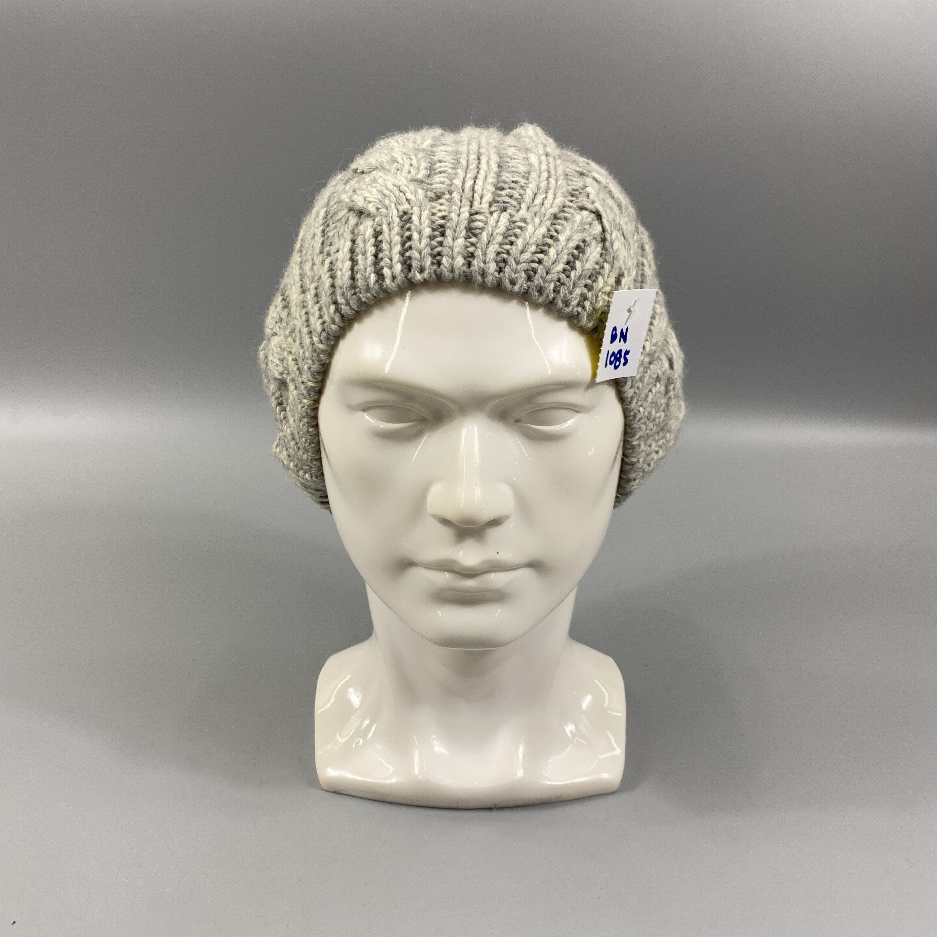 Japanese Brand Crochet Cable Knit Beanie Hats -BN1085 Size ONE SIZE - 1 Thumbnail
