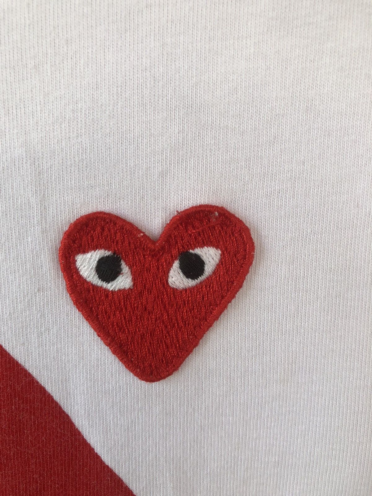 Comme des Garcons × Japanese Brand Comme des Garcon PLAY Heart Tee Size US S / EU 44-46 / 1 - 5 Thumbnail
