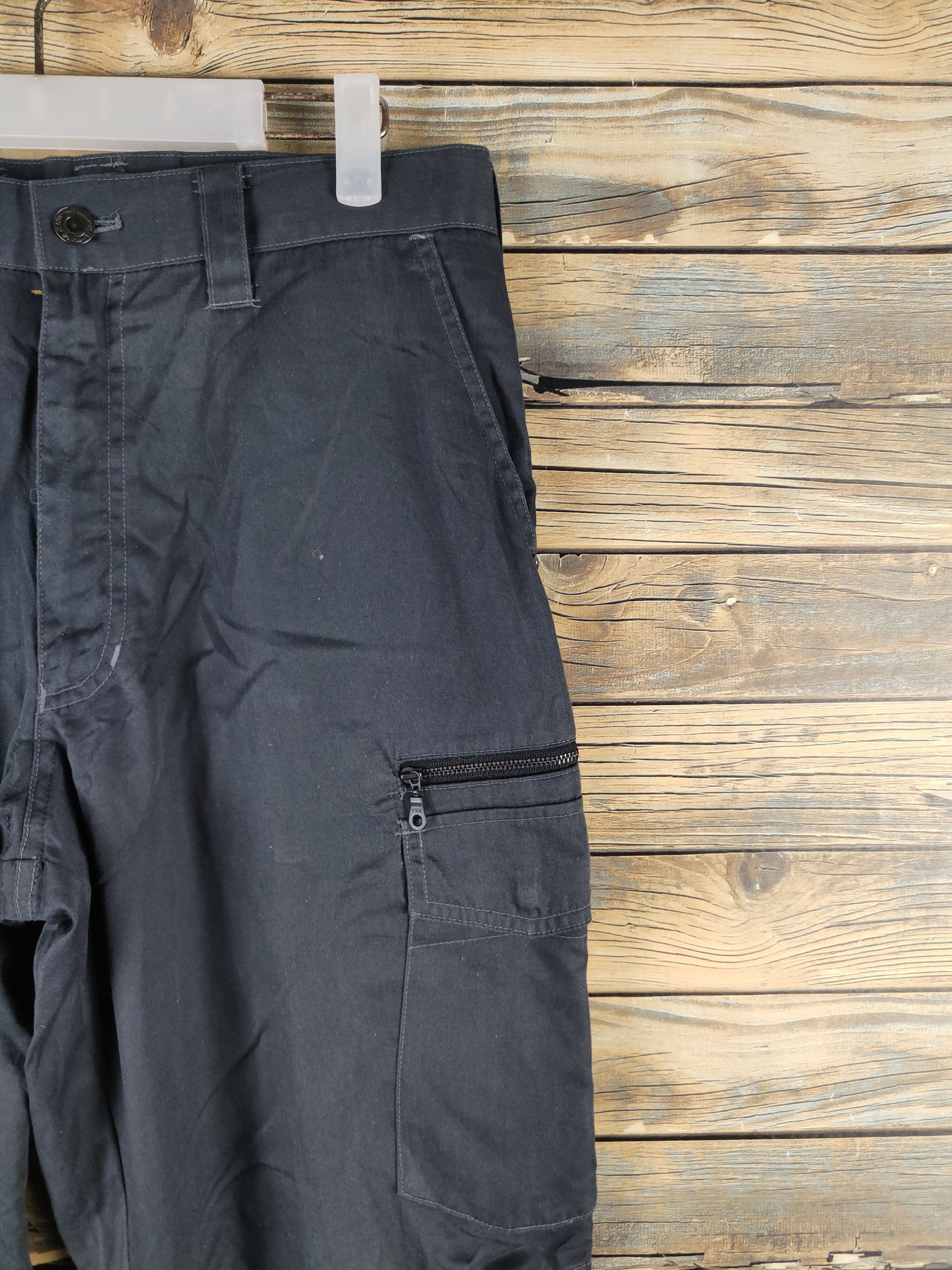 Japanese Brand DL ZDragon Black Multipocket Joggers #2620 Size US 32 / EU 48 - 5 Thumbnail