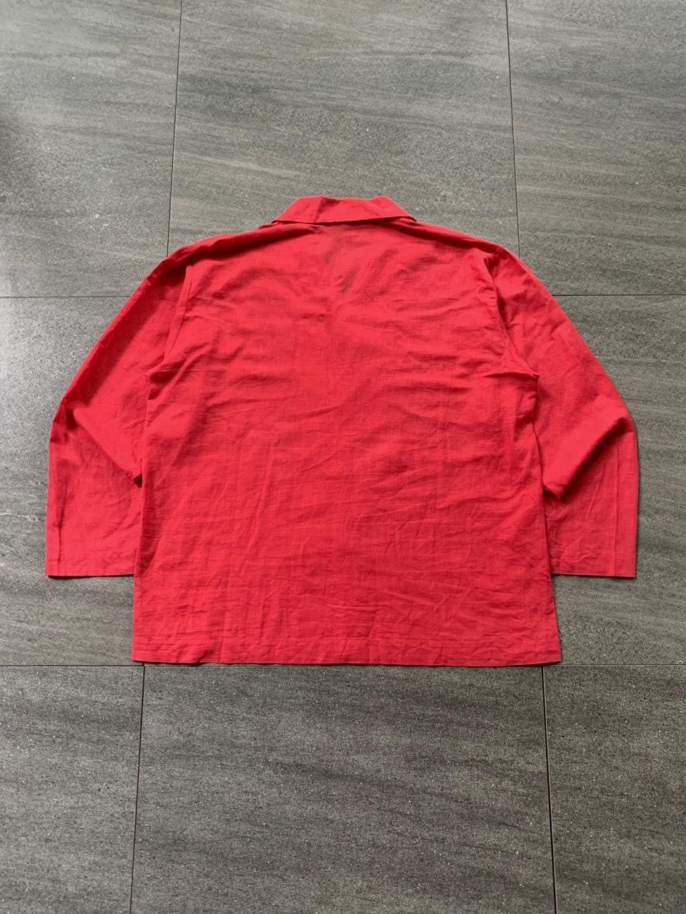 Homme Plisse Issey Miyake FREE TAX!l Homme Plisse Open Collar Shirt/Jacket Size US L / EU 52-54 / 3 - 5 Thumbnail
