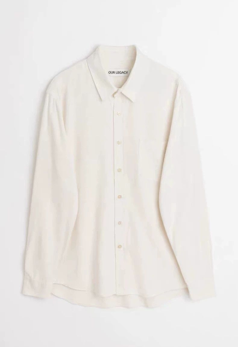 Our Legacy Our Legacy size48 White shirt Size US M / EU 48-50 / 2 - 1 Thumbnail