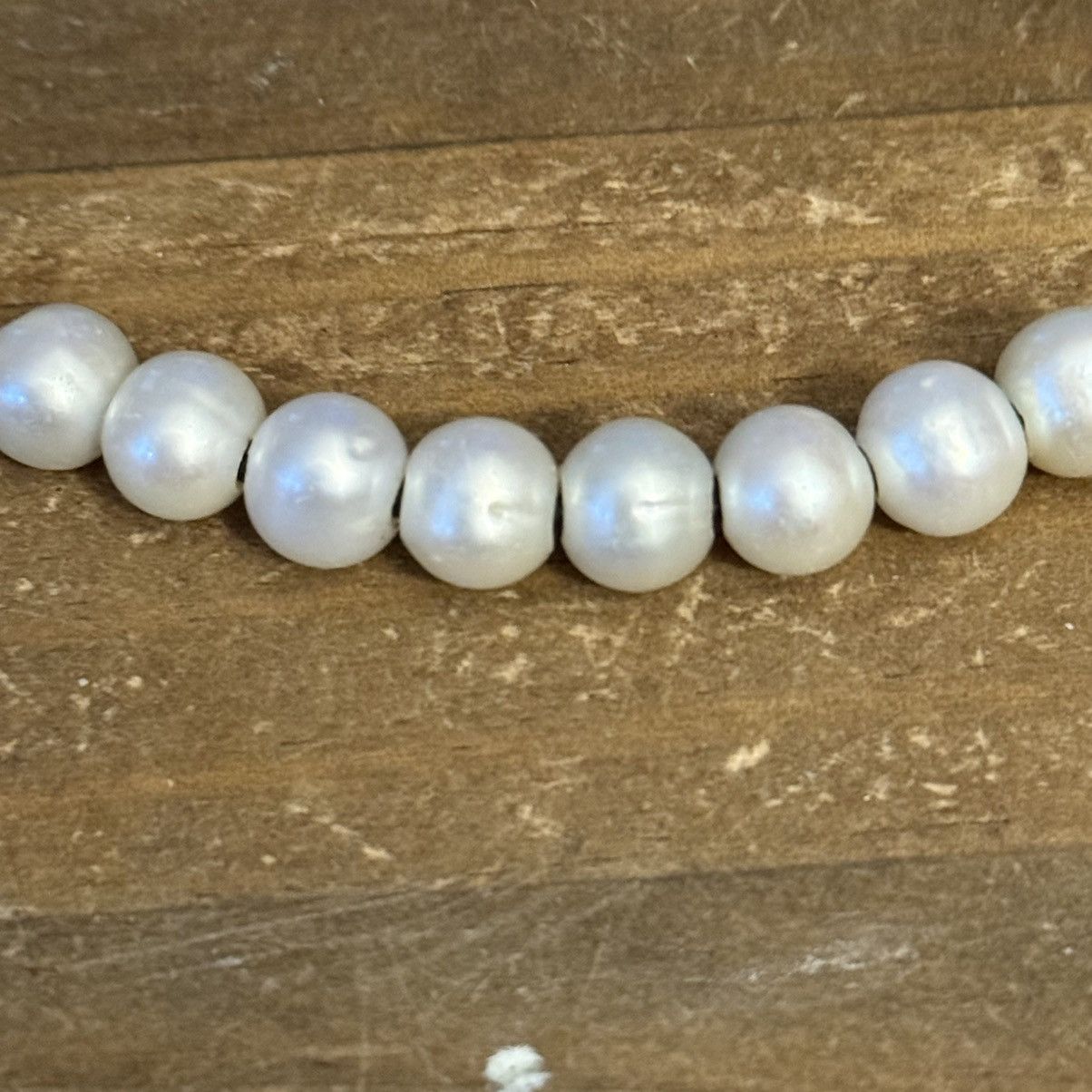 Other Cultured white pearls braided leather cord necklace Size ONE SIZE - 3 Thumbnail