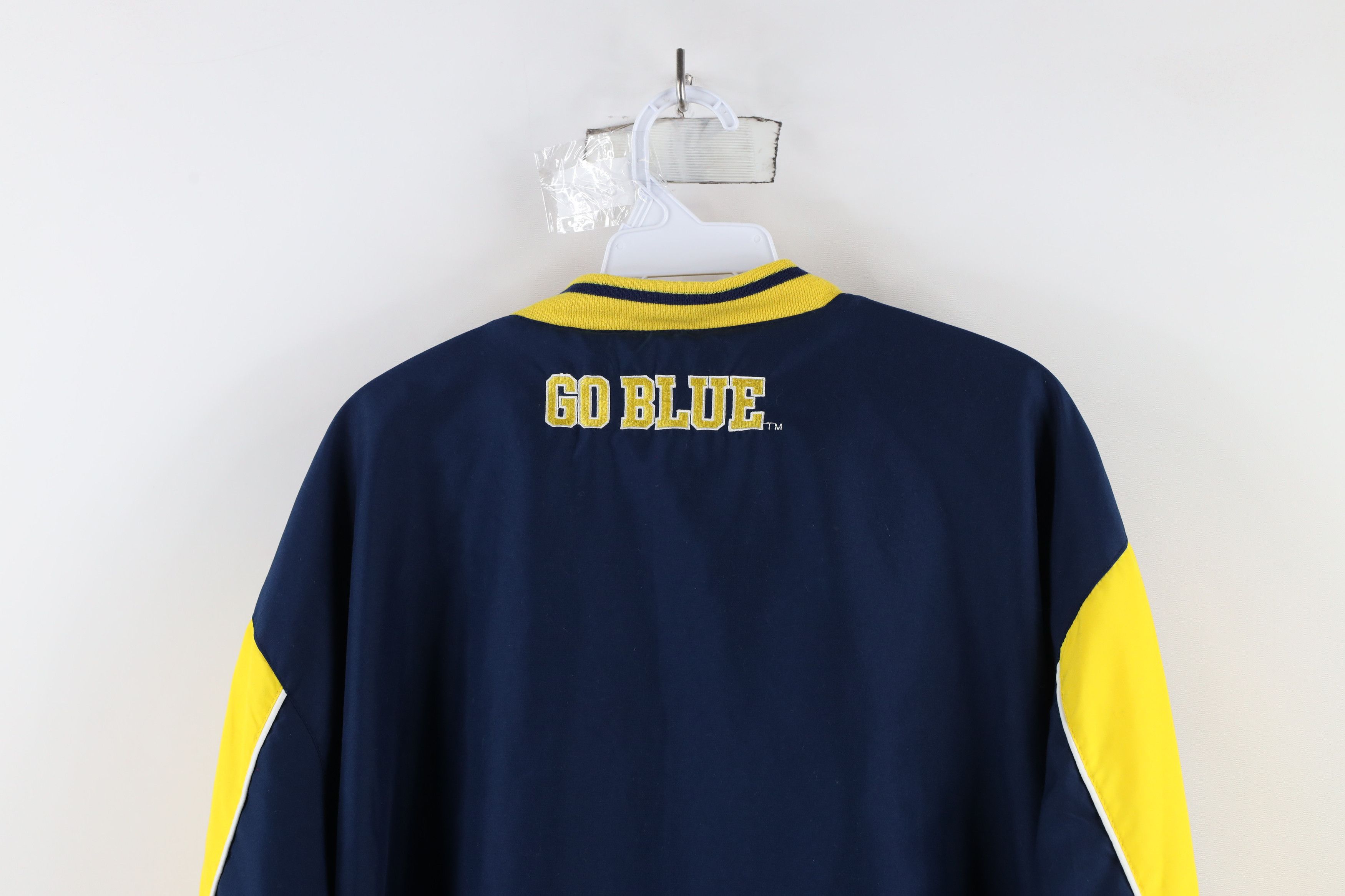 Vintage Vintage 90s University of Michigan Windbreaker Jacket Size US XL / EU 56 / 4 - 12 Thumbnail