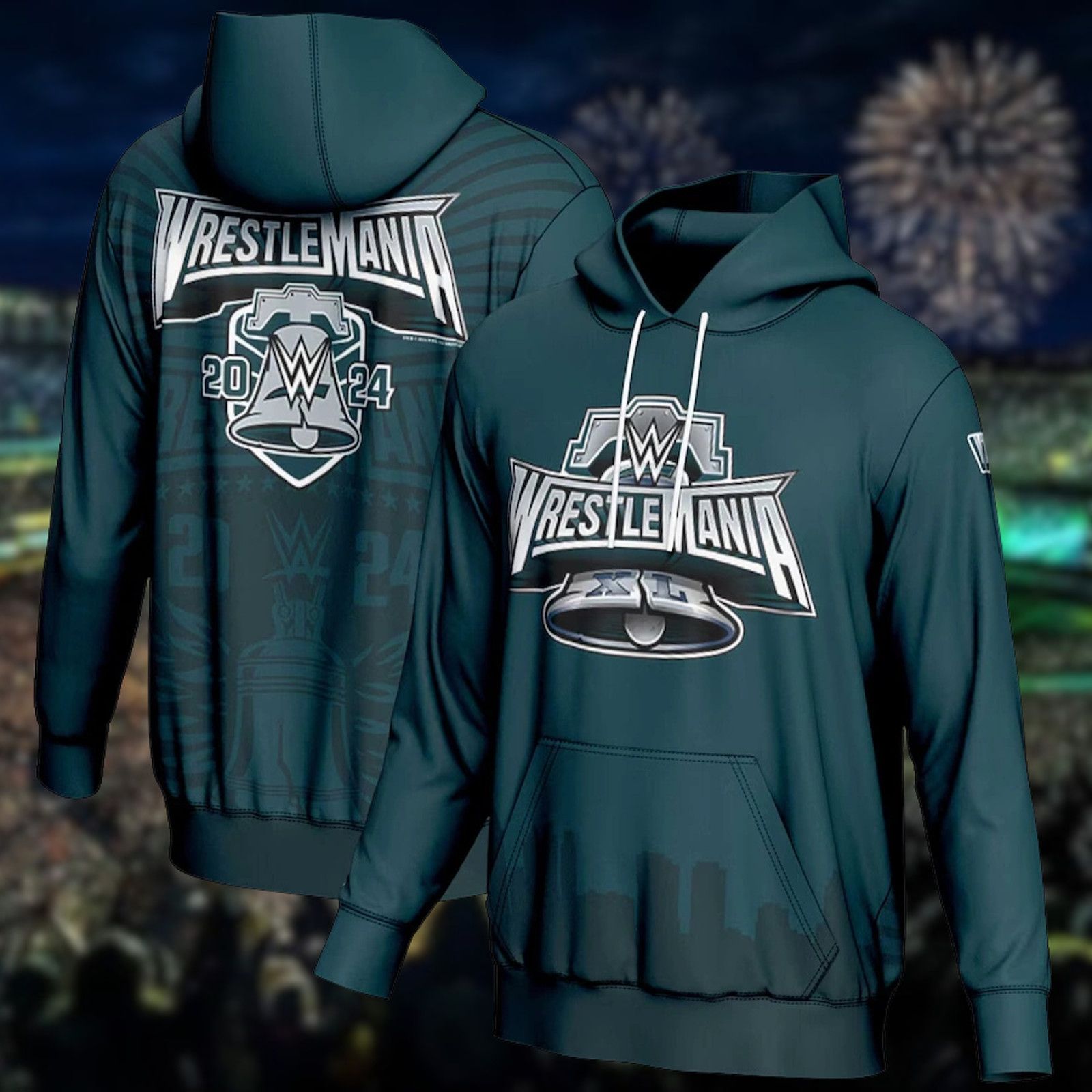 WWE WWE WrestleMania XL 2024 Pro Sphere Hoodie L Philadelphia Size US L / EU 52-54 / 3 - 1 Thumbnail