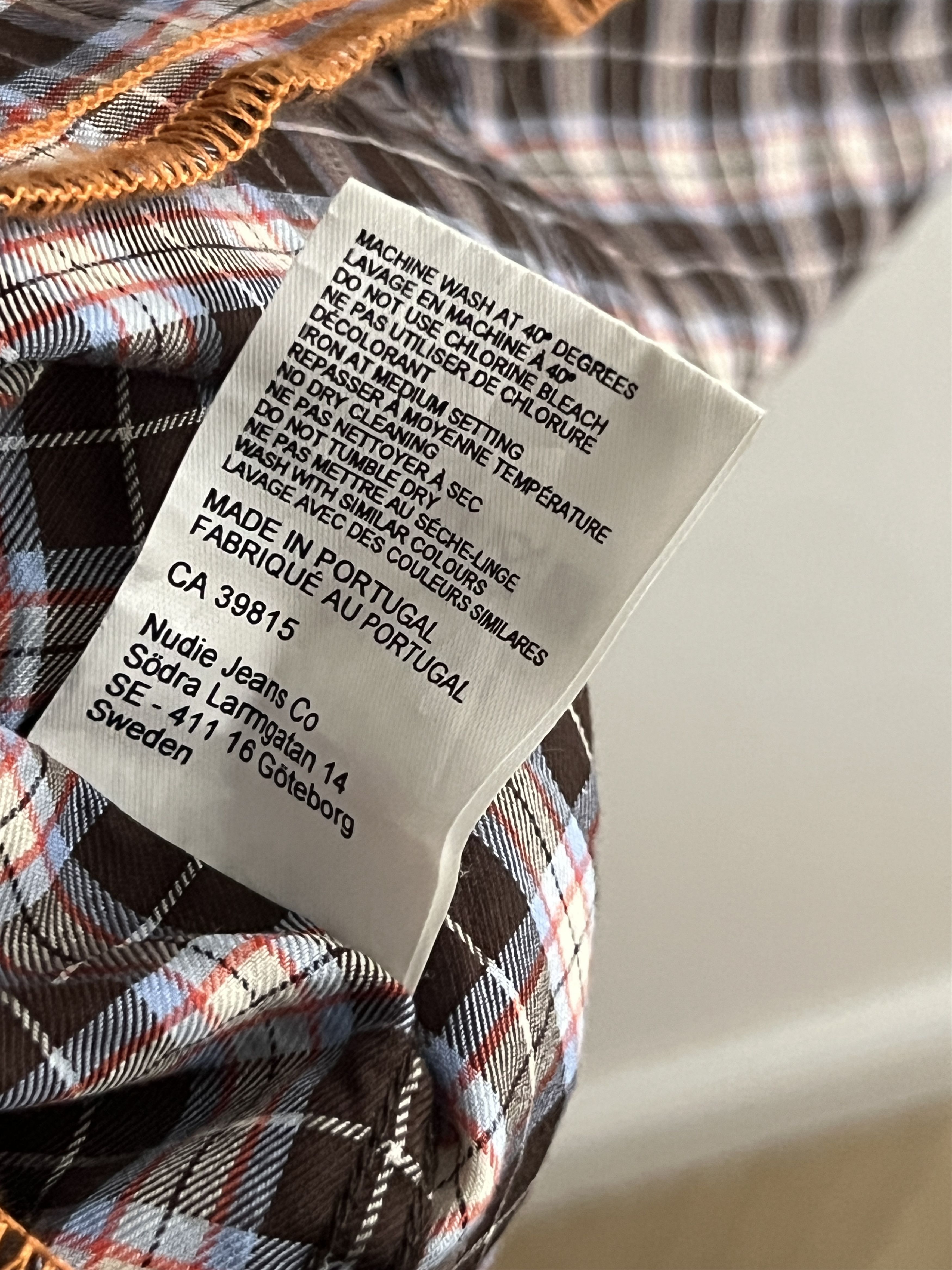 Designer × Japanese Brand × Nudie Jeans Nudie Jeans Checked Shirt Button Up Slim Size US M / EU 48-50 / 2 - 9 Thumbnail