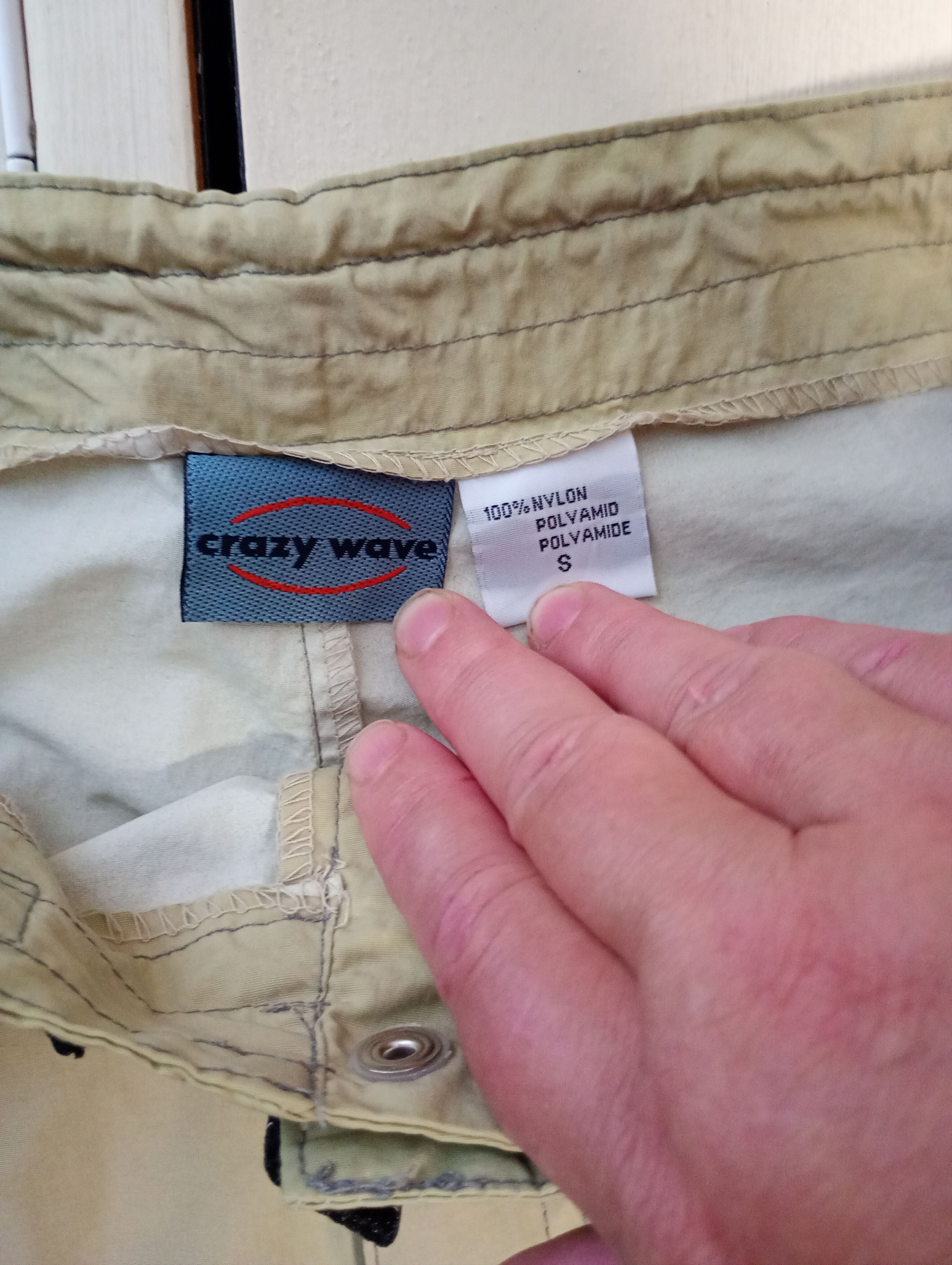 Vintage Crazy Wave Cargo Pants Y2K Size US 30 / EU 46 - 7 Thumbnail